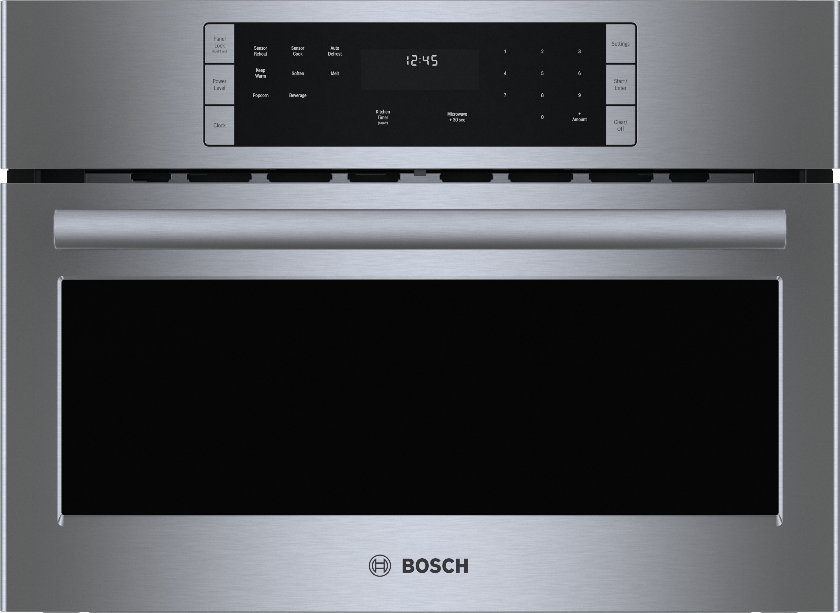 Bosch 500 Series, Built-In Microwave Oven, 27'', Stainless steel