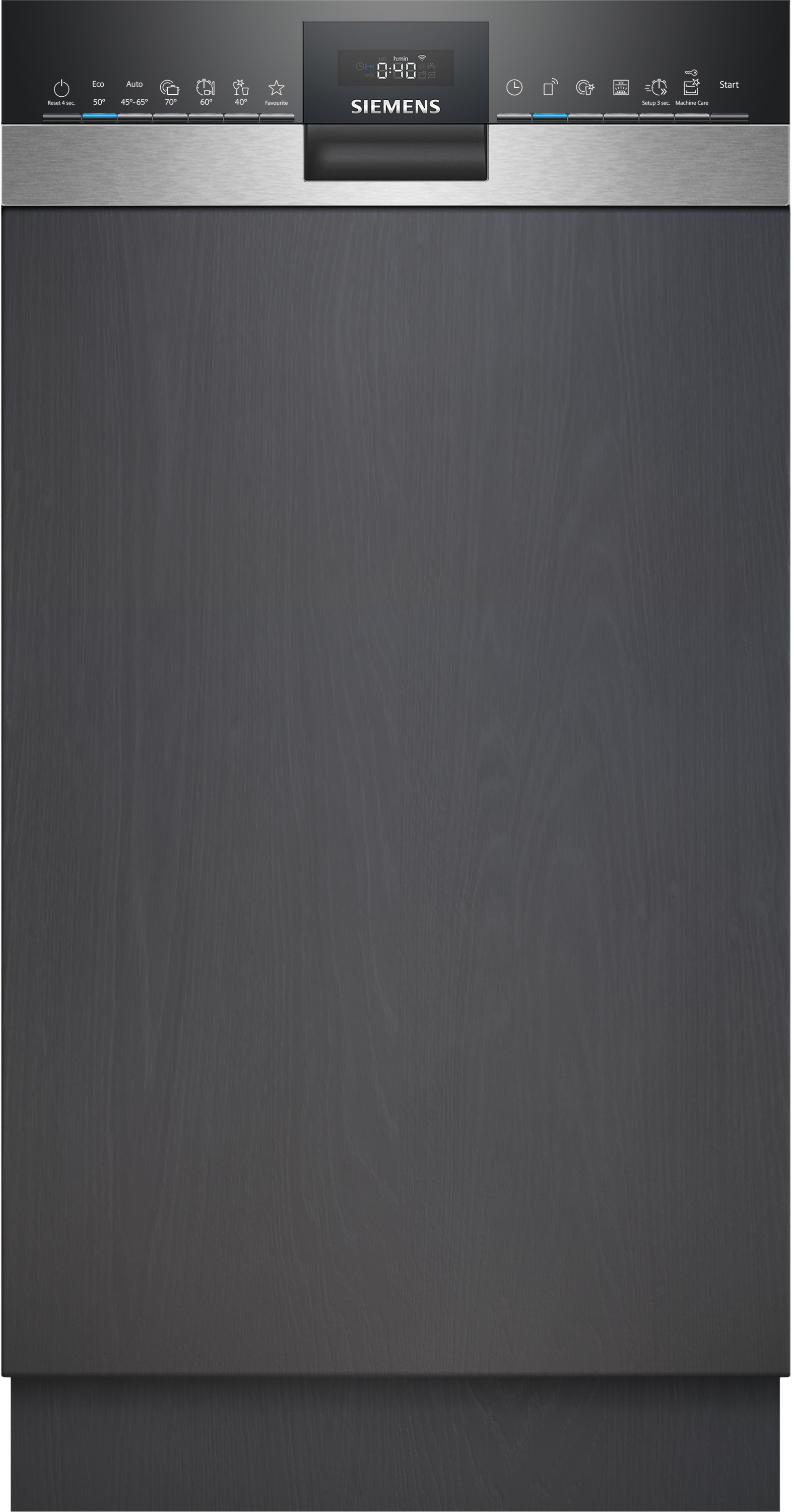 Siemens iQ500 Lave-vaisselle à profil bas 45 cm en acier inoxydable, Séchage Zeolith