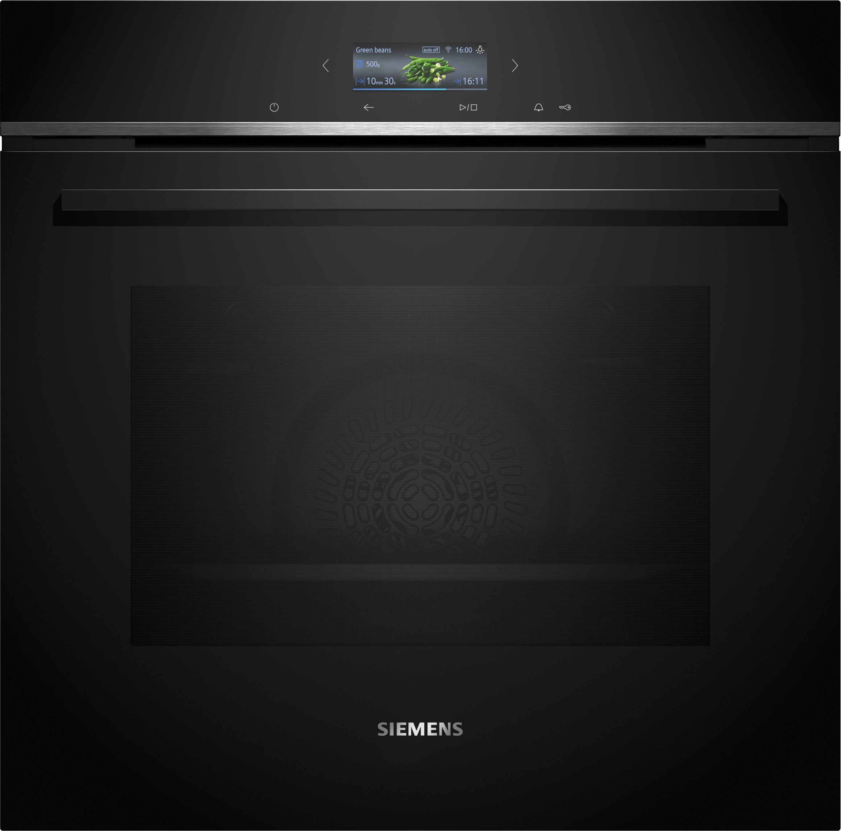 Siemens iQ700, Four encastrable, 60 x 60 cm, Noir