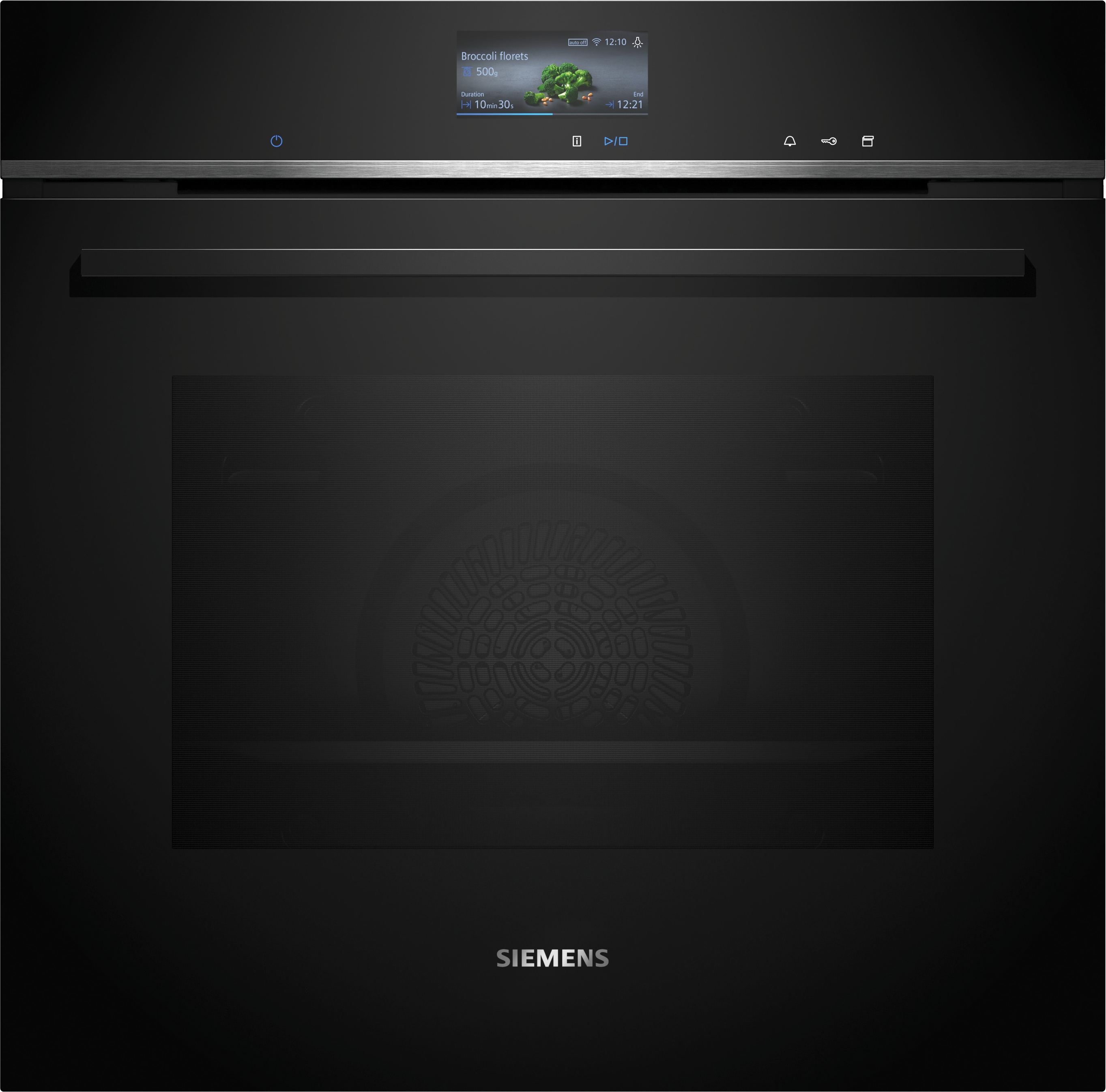 Siemens iQ700, Four vapeur encastrable, 60 x 60 cm, Noir