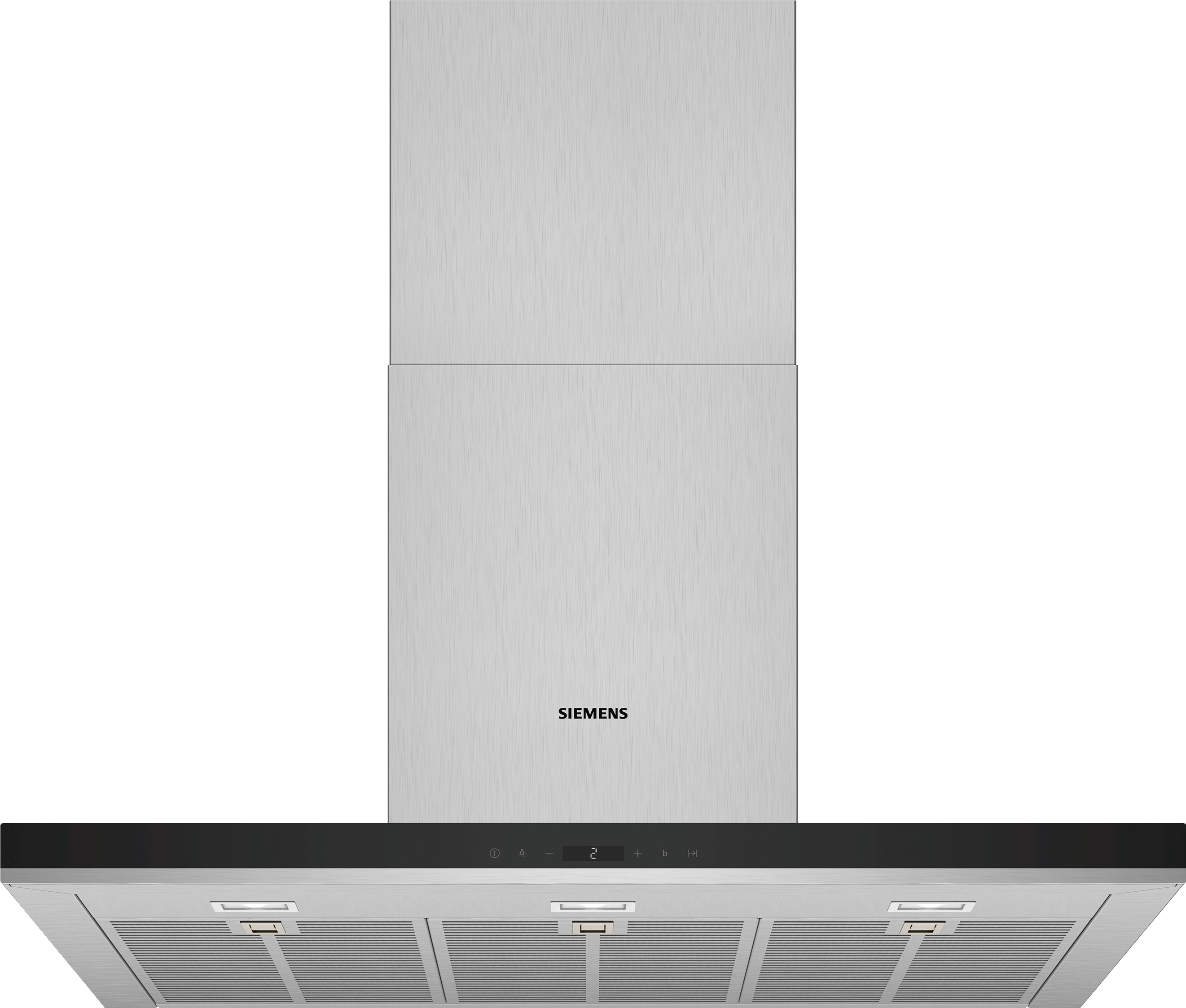 Siemens iQ700, Hotte îlot, 90 cm, Acier inoxydable