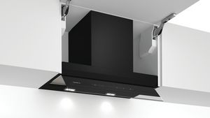 D65XAM2S0,N 70, Hotă complet integrabilă, 60 cm, clear glass black printed, 5 Ani Garantie