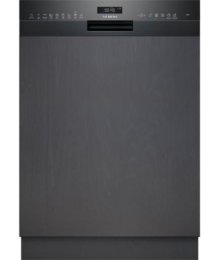 SIEMENS GP--SN55EB56CE - Lave-vaisselle intégrable encastrable bandeau noir  42db 14 couverts 60cm home connect SIEMENS - Livraison Gratuite