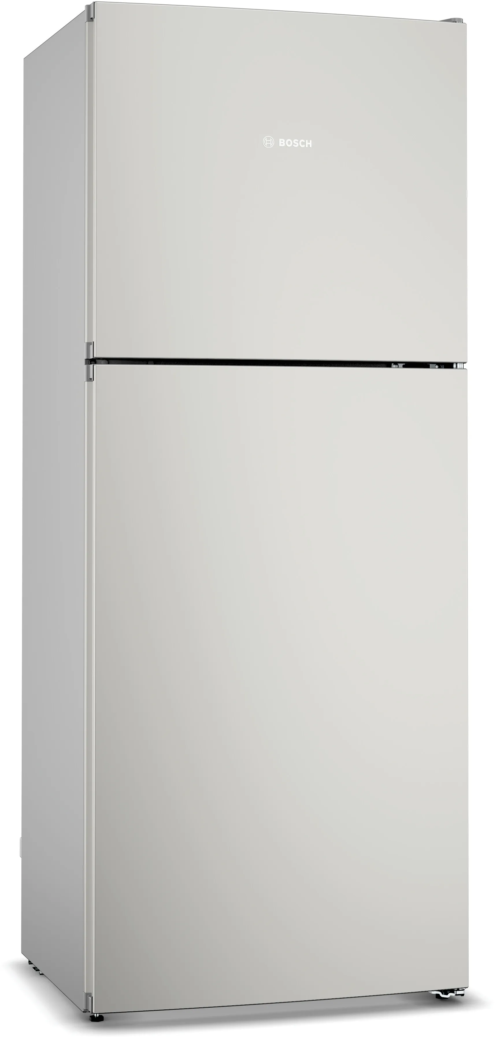 Series 2 free-standing fridge-freezer with freezer at top 178 x 70 cm Inox-look-metallic 