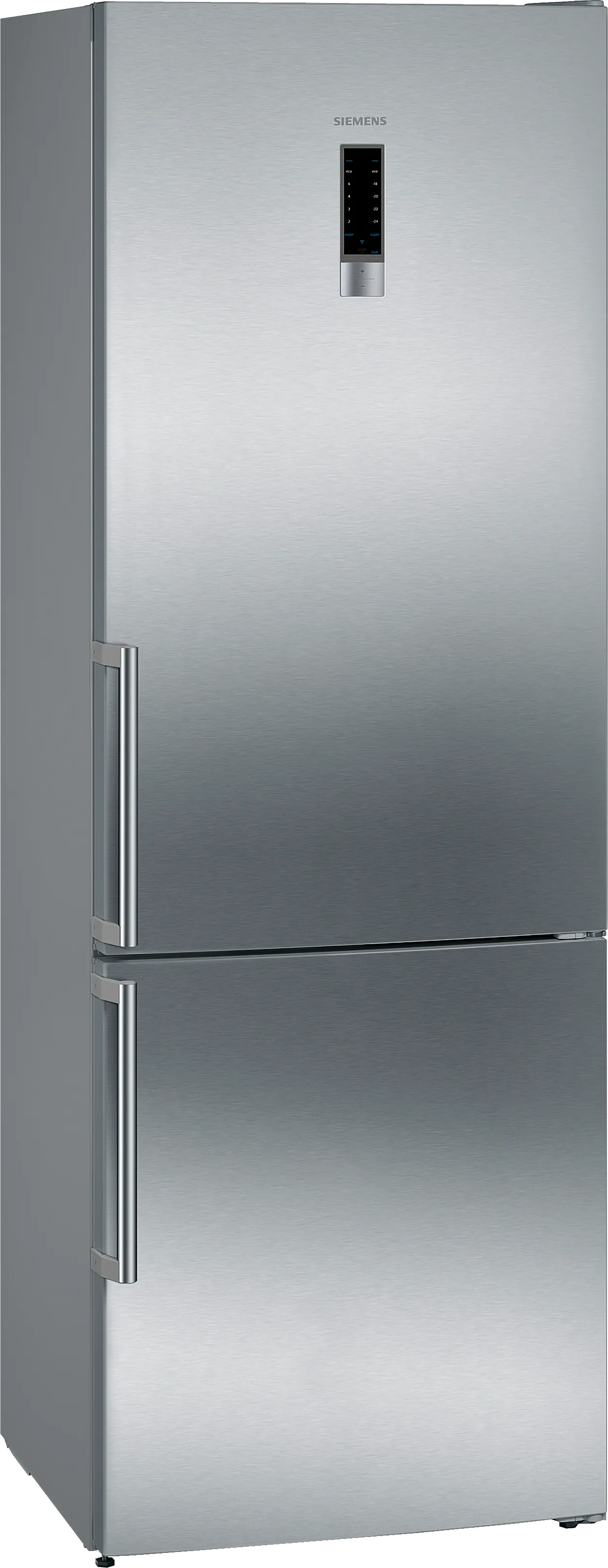 iQ300 Køle-/fryseskab 203 x 70 cm Fingeraftryk afvisende børstet stål  