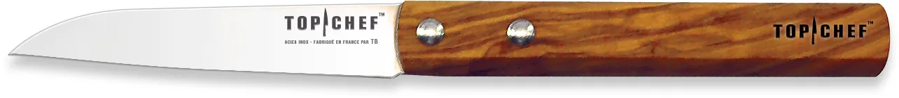 Couteau d'office bec d'oiseau Top Chef Fabriqué en France 