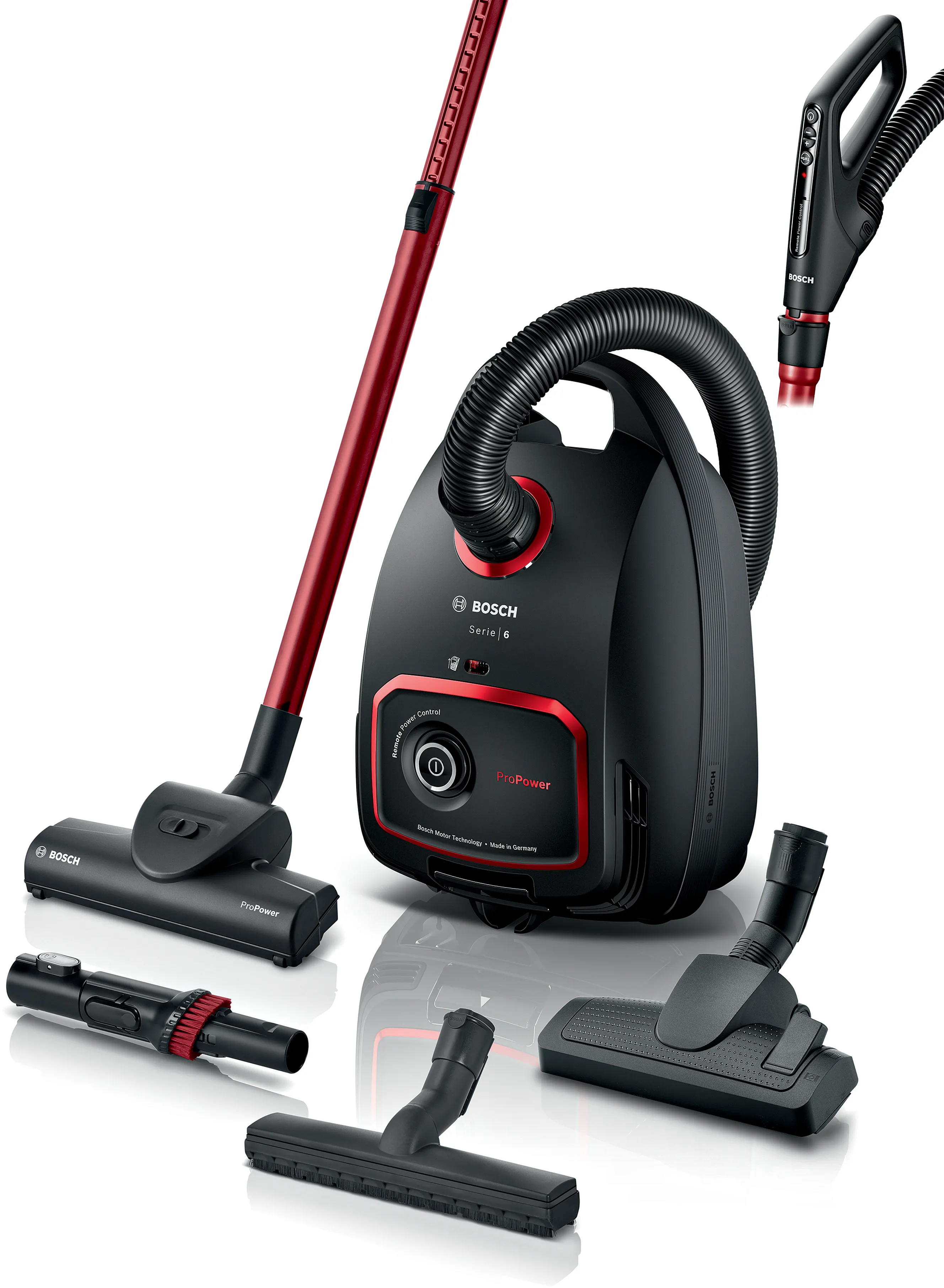 Series 6 Bagged vacuum cleaner ProPower Black 