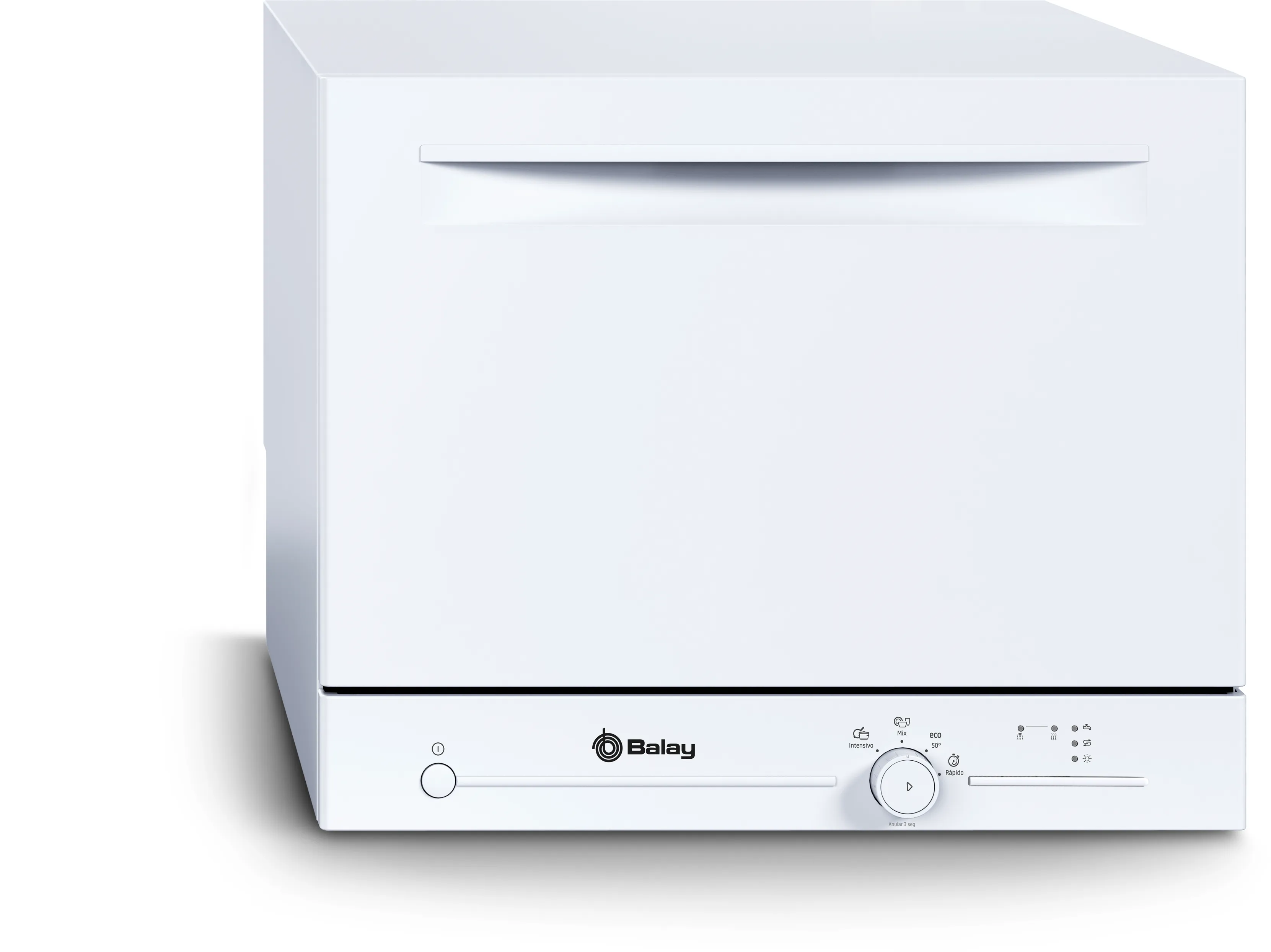 Máquina de Lavar Loiça Compacta, Instalação Livre 55 cm Branco 