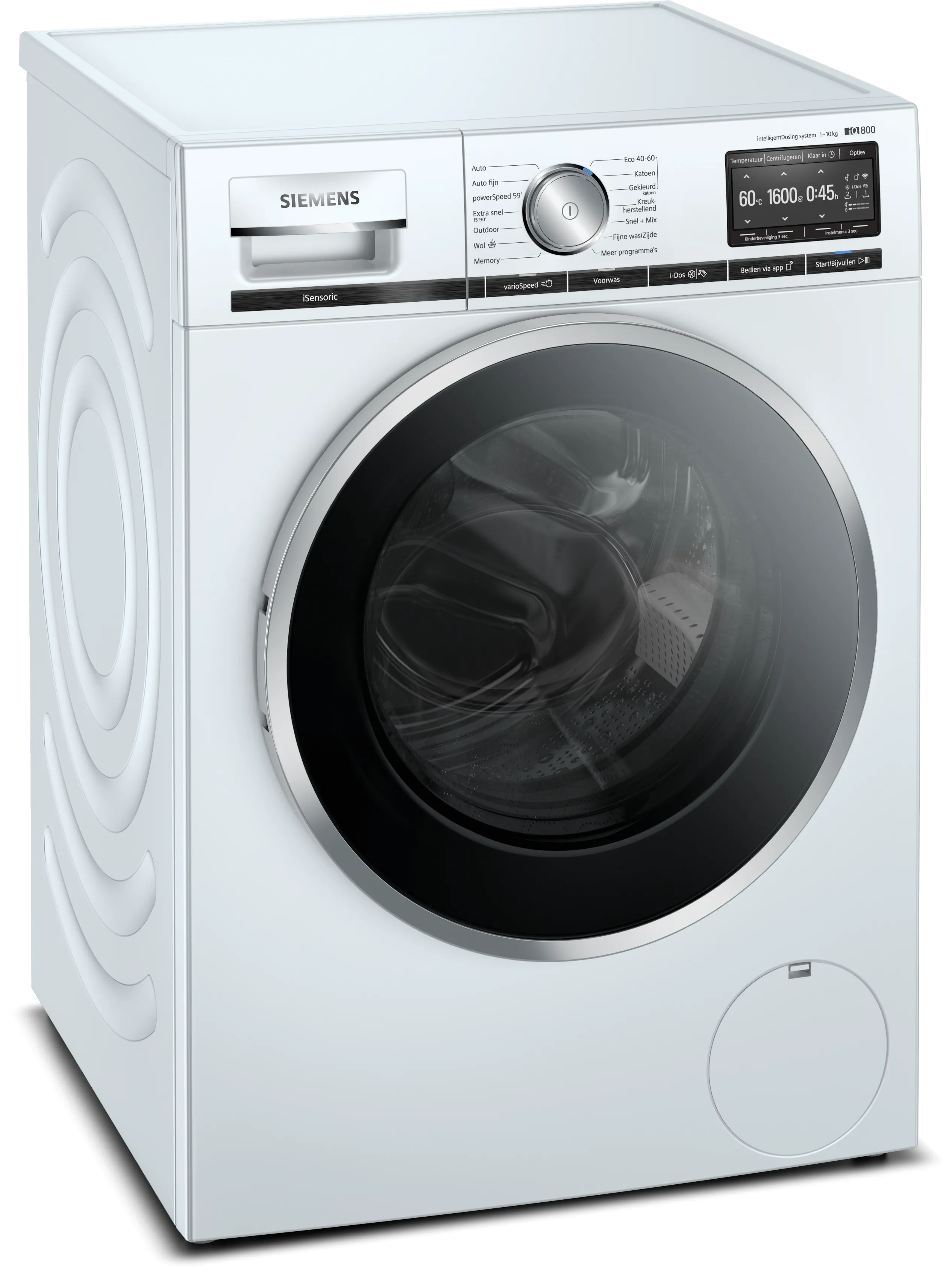 iQ800 Wasmachine, voorlader 10 kg 1600 rpm, White