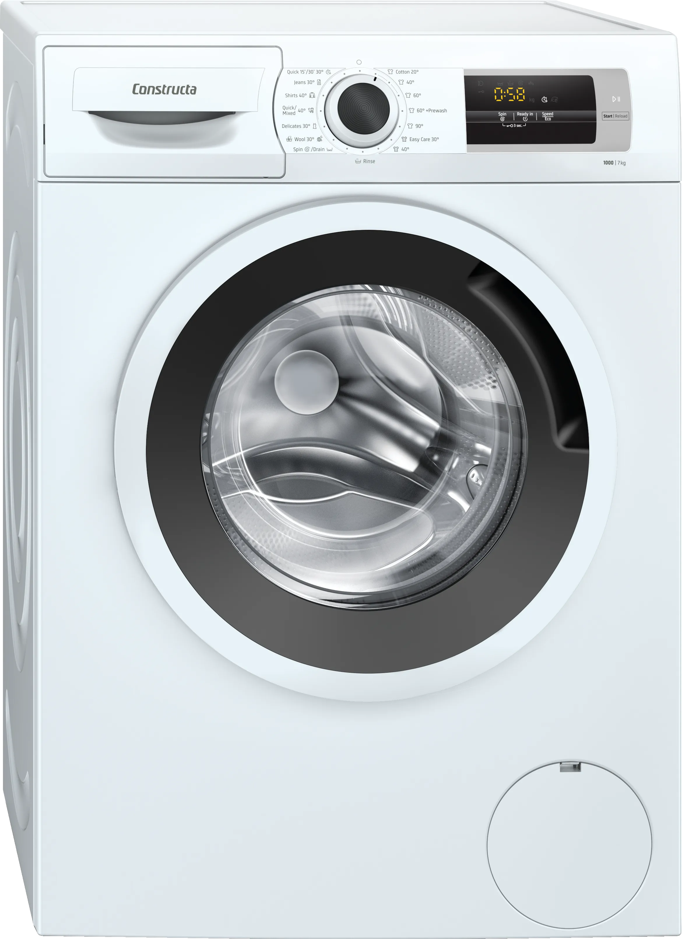  מכונת כביסה פתח קדמי 7 kg 1000 סל"ד