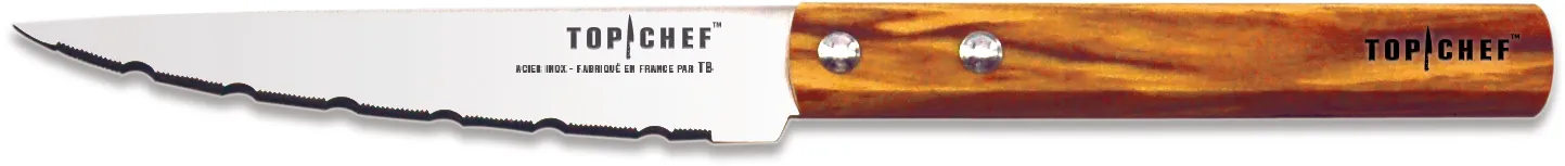 Couteau à viande microdenté Fabriqué en France 