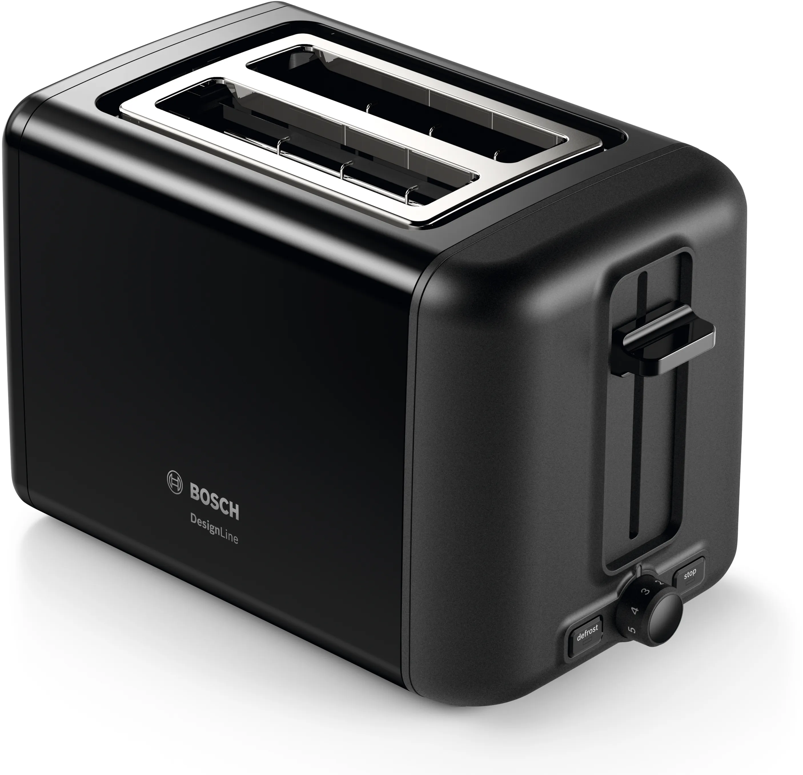 Toaster compact DesignLine Noir 