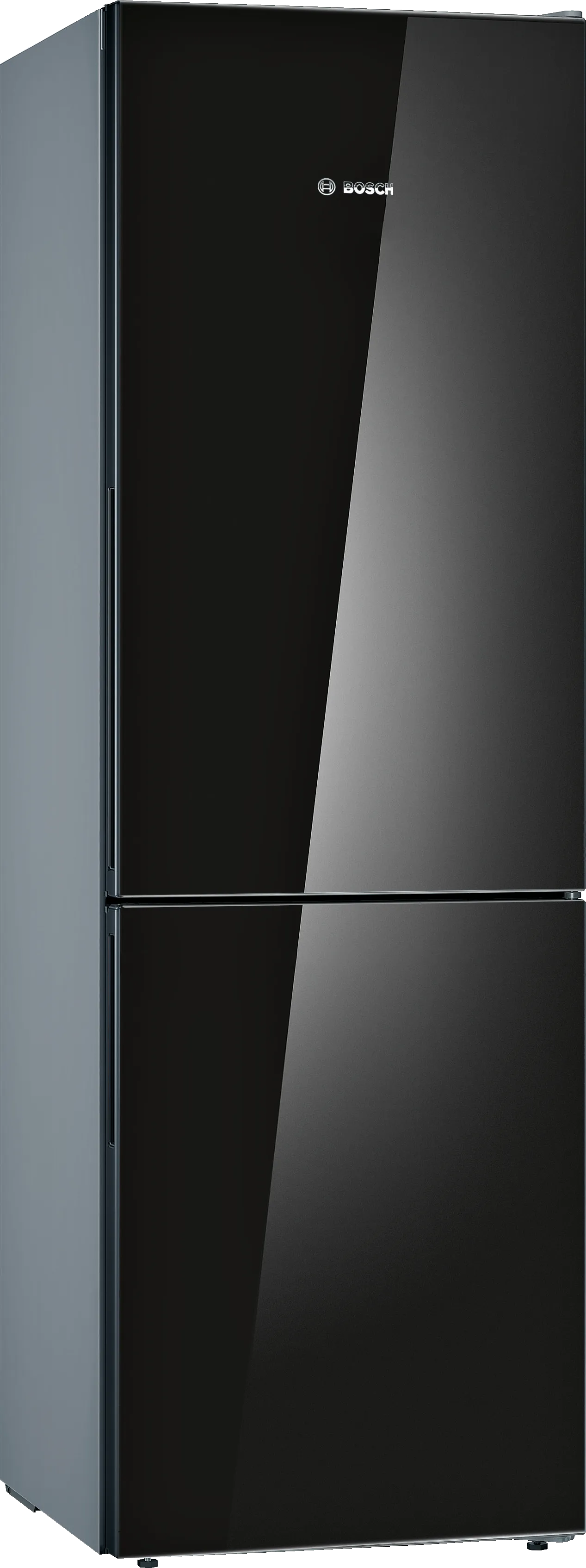 Sērija 4 Brīvstāvošs ledusskapis – saldētava ar saldētavu apakšā 186 x 60 cm Melns 