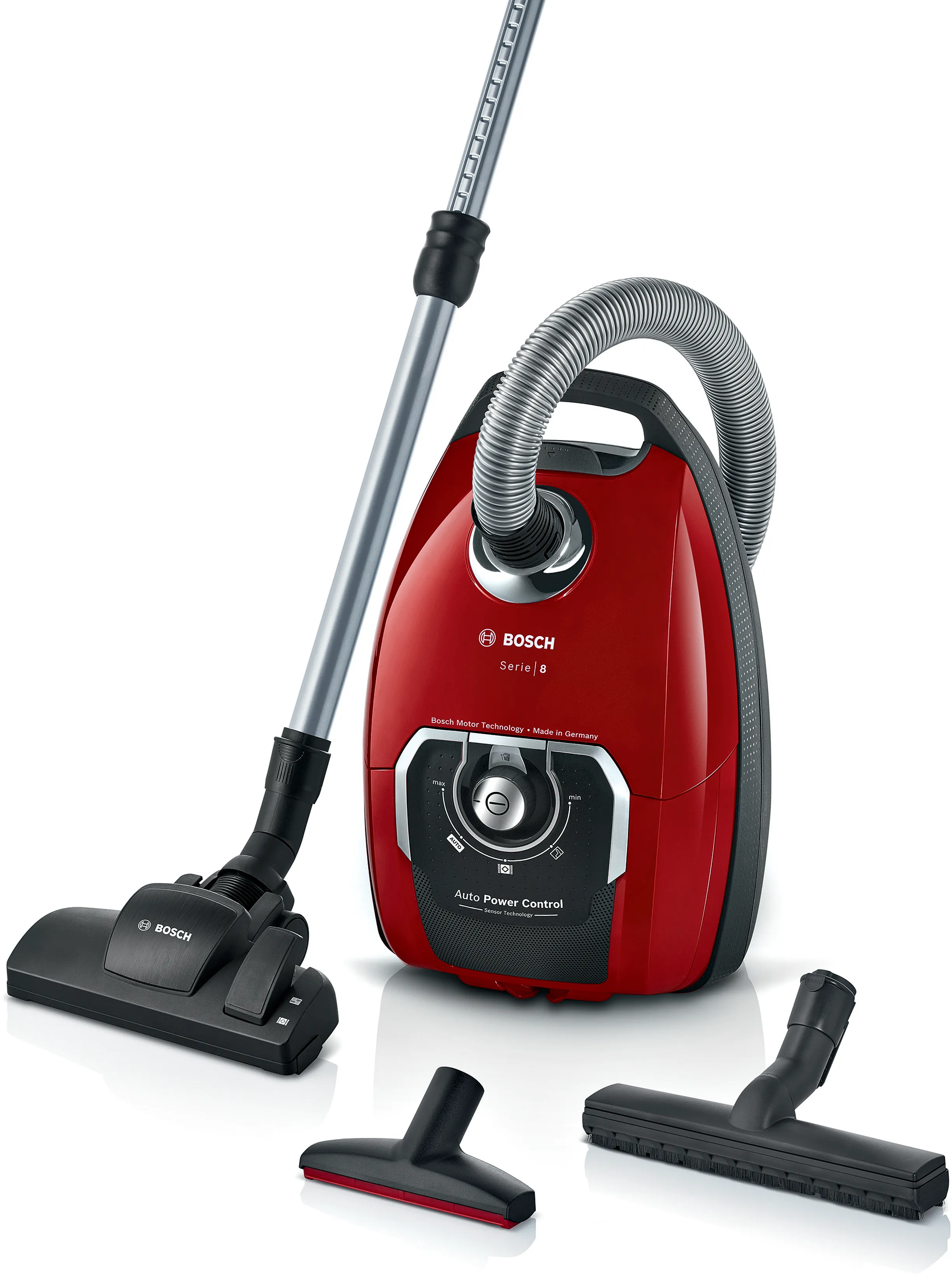 Serie 8 Staubsauger mit Beutel Rot