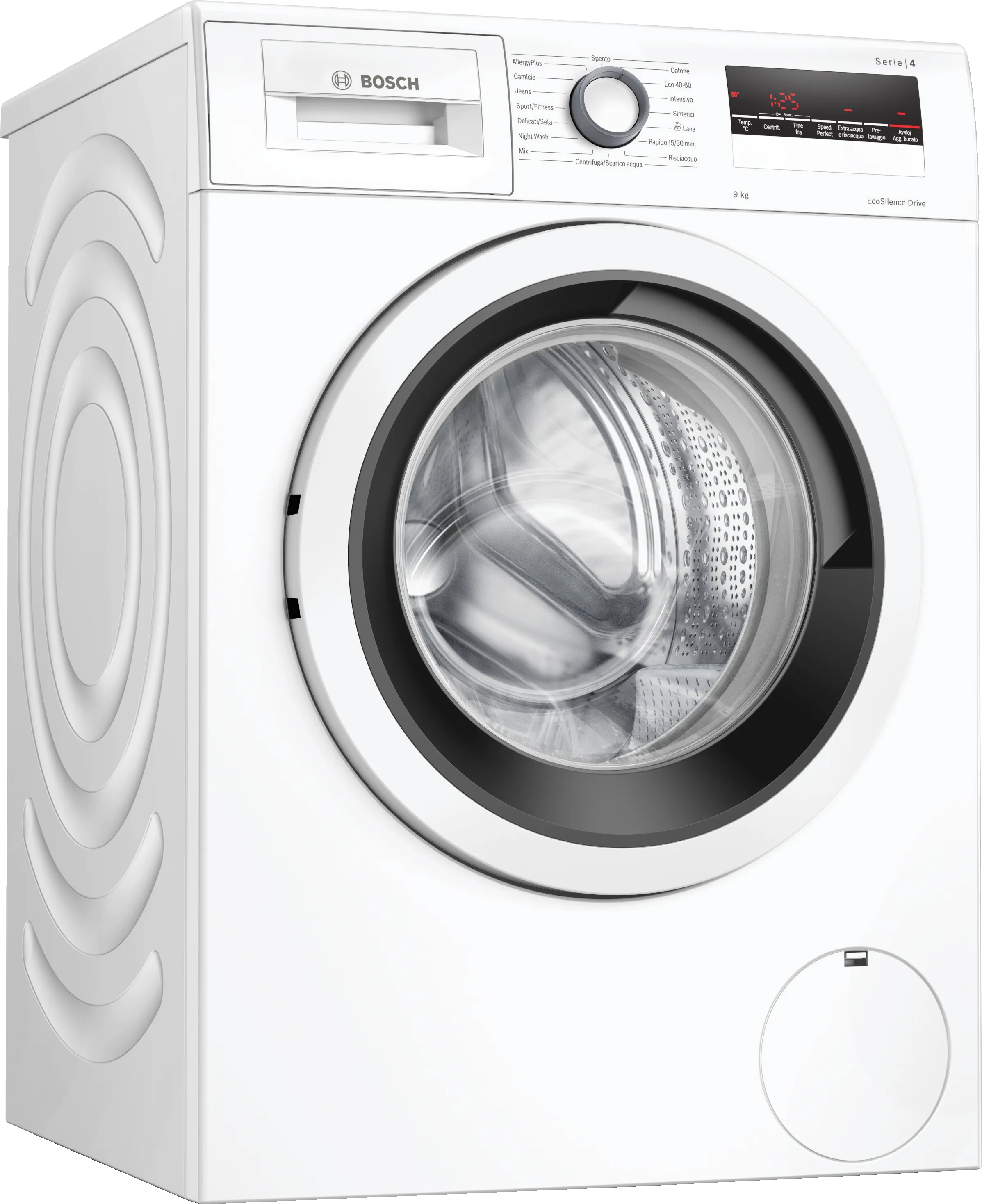 Serie | 4 Lavatrice a carica frontale 9 kg 1200 rpm, White