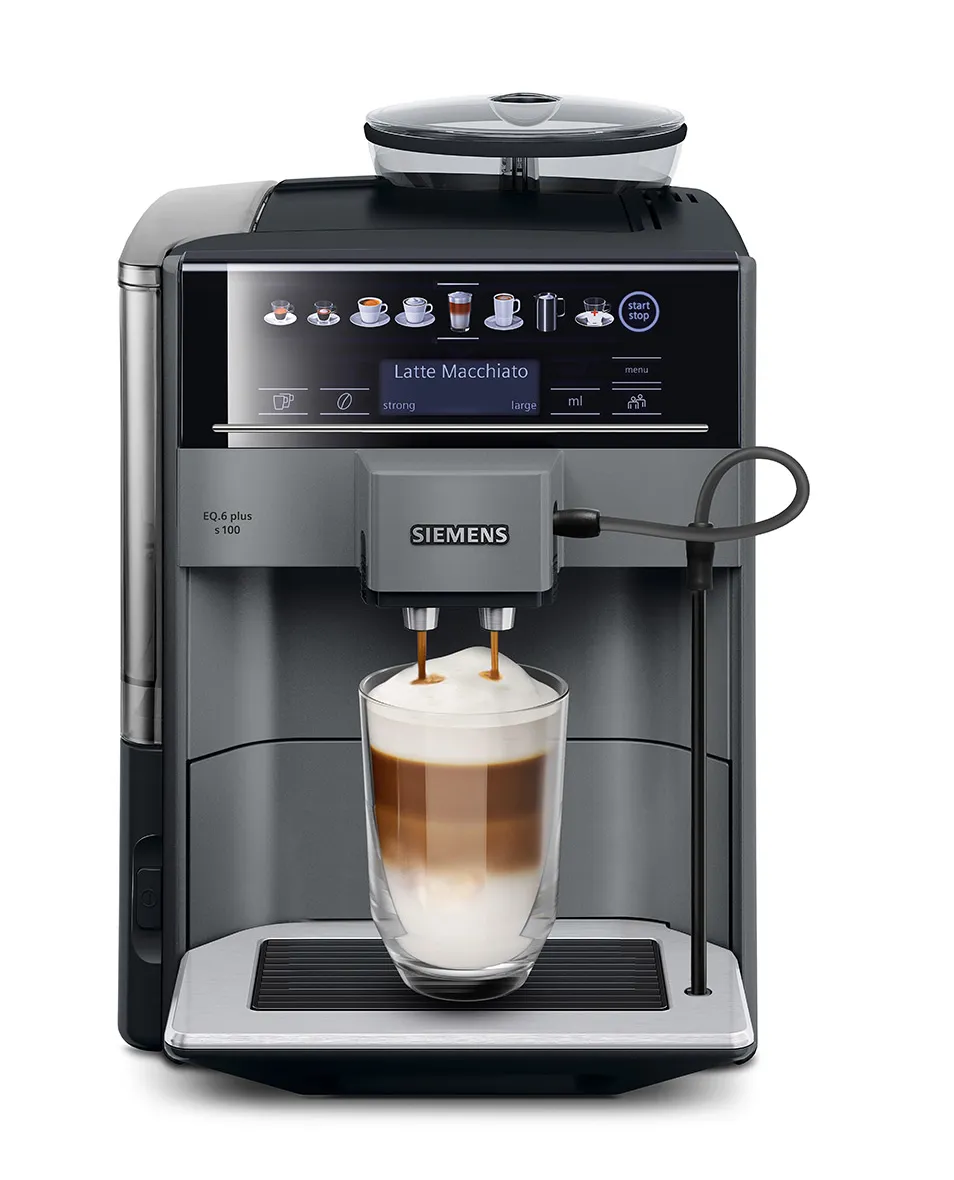 Automatisk kaffemaskin EQ6 plus s100 Diamant titan metallic 