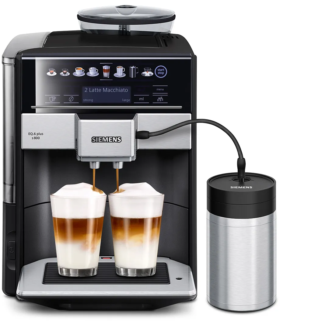 Fuldautomatisk kaffemaskine EQ6 plus s800 Safir sort metallisk 