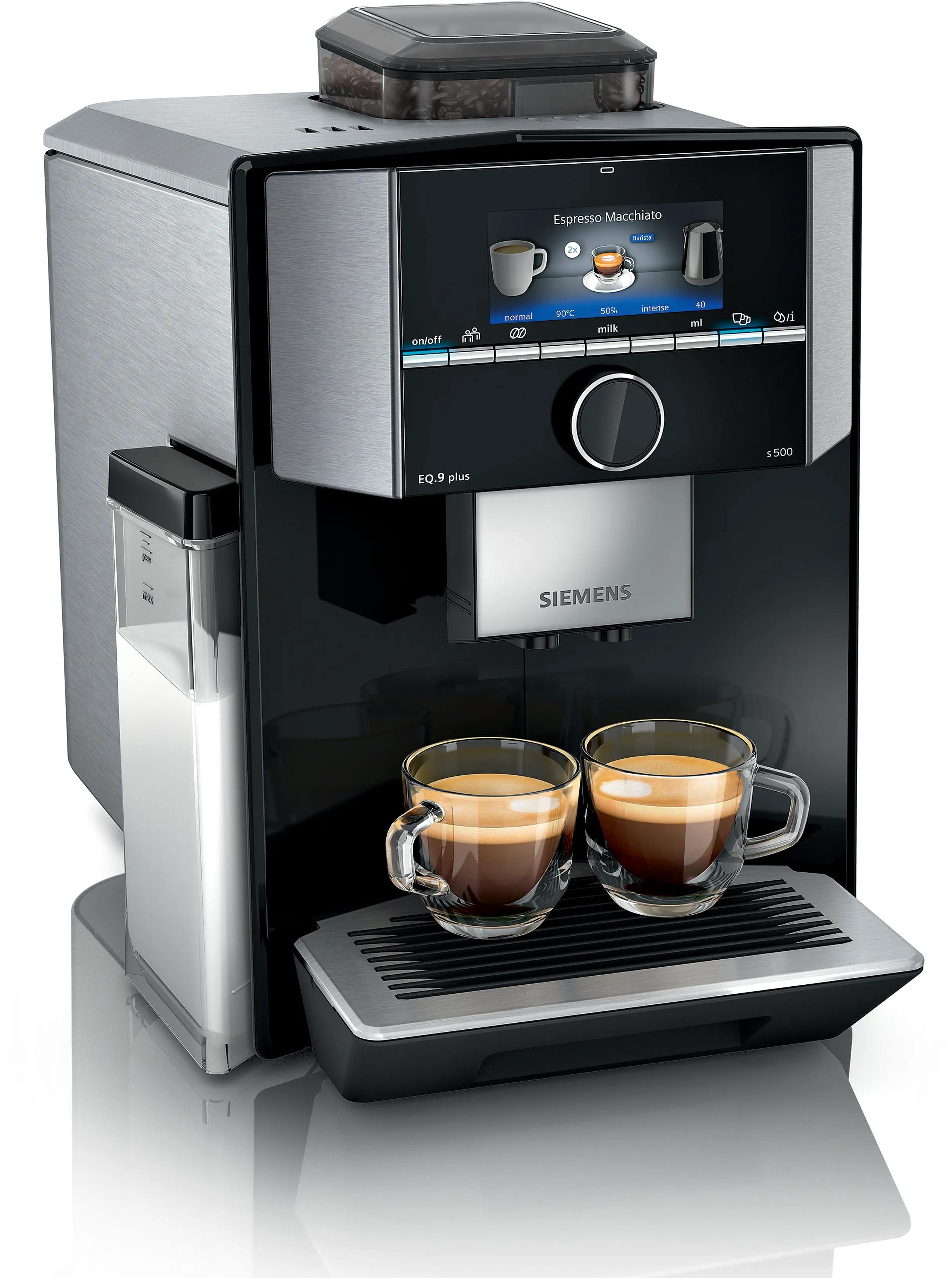 Fuldautomatisk kaffemaskine EQ.9 plus s500 Sort 