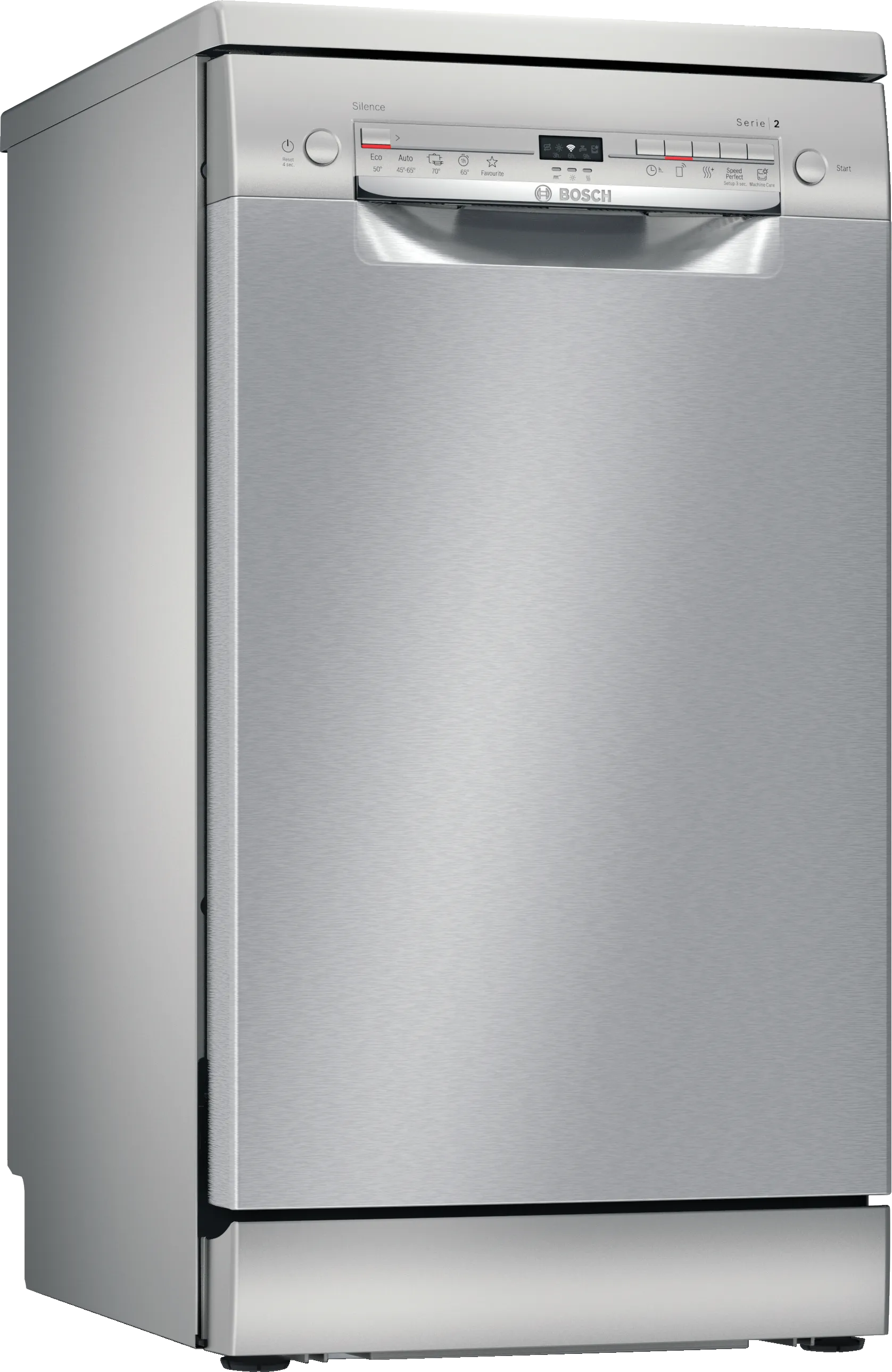 Series 2 free-standing dishwasher 45 cm Brushed steel anti-fingerprint 