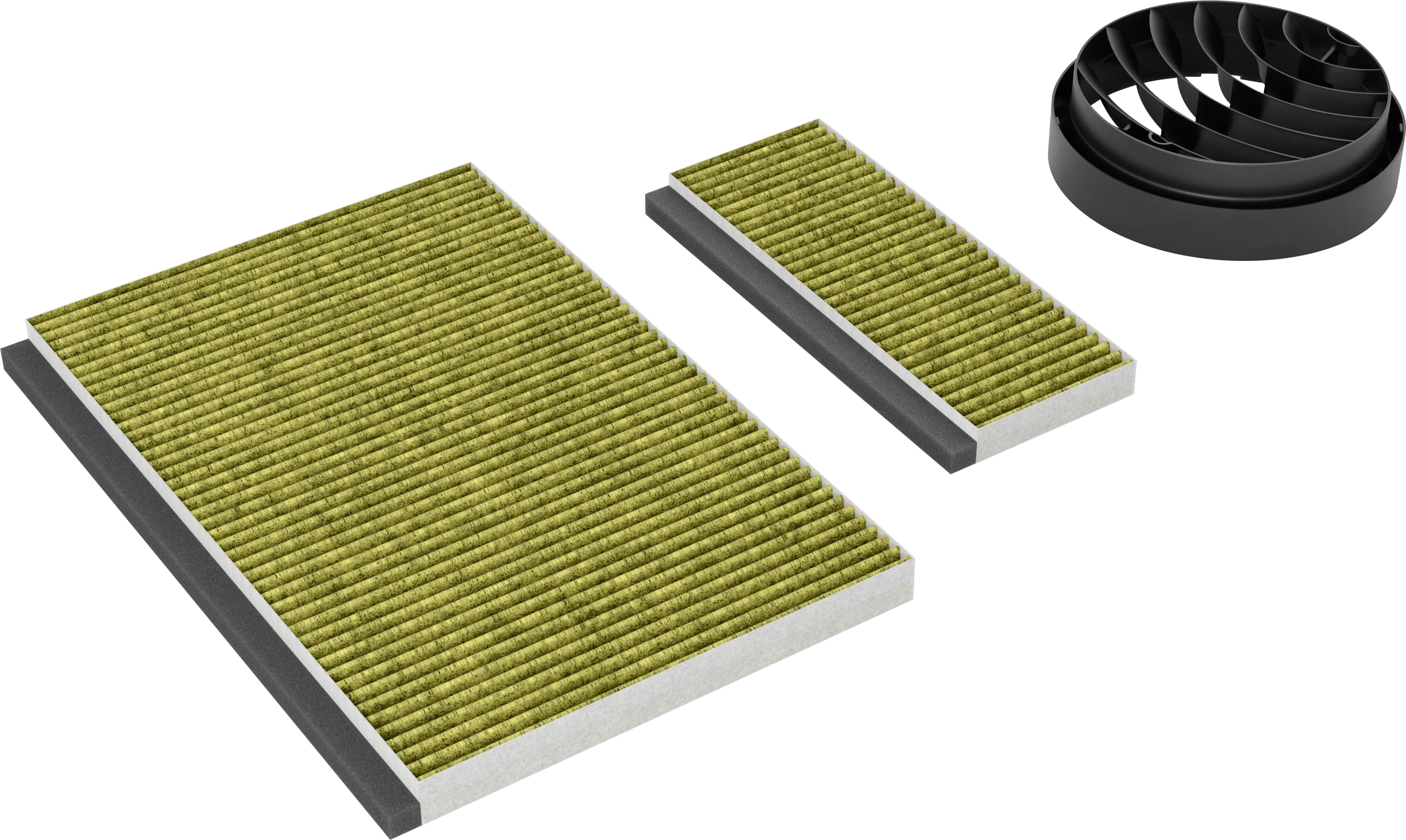 Kit de recirculation avec filtre haute performance Clean Air Plus (sans cheminée): Nettoie l'air très efficacement des odeurs et du pollen. 
