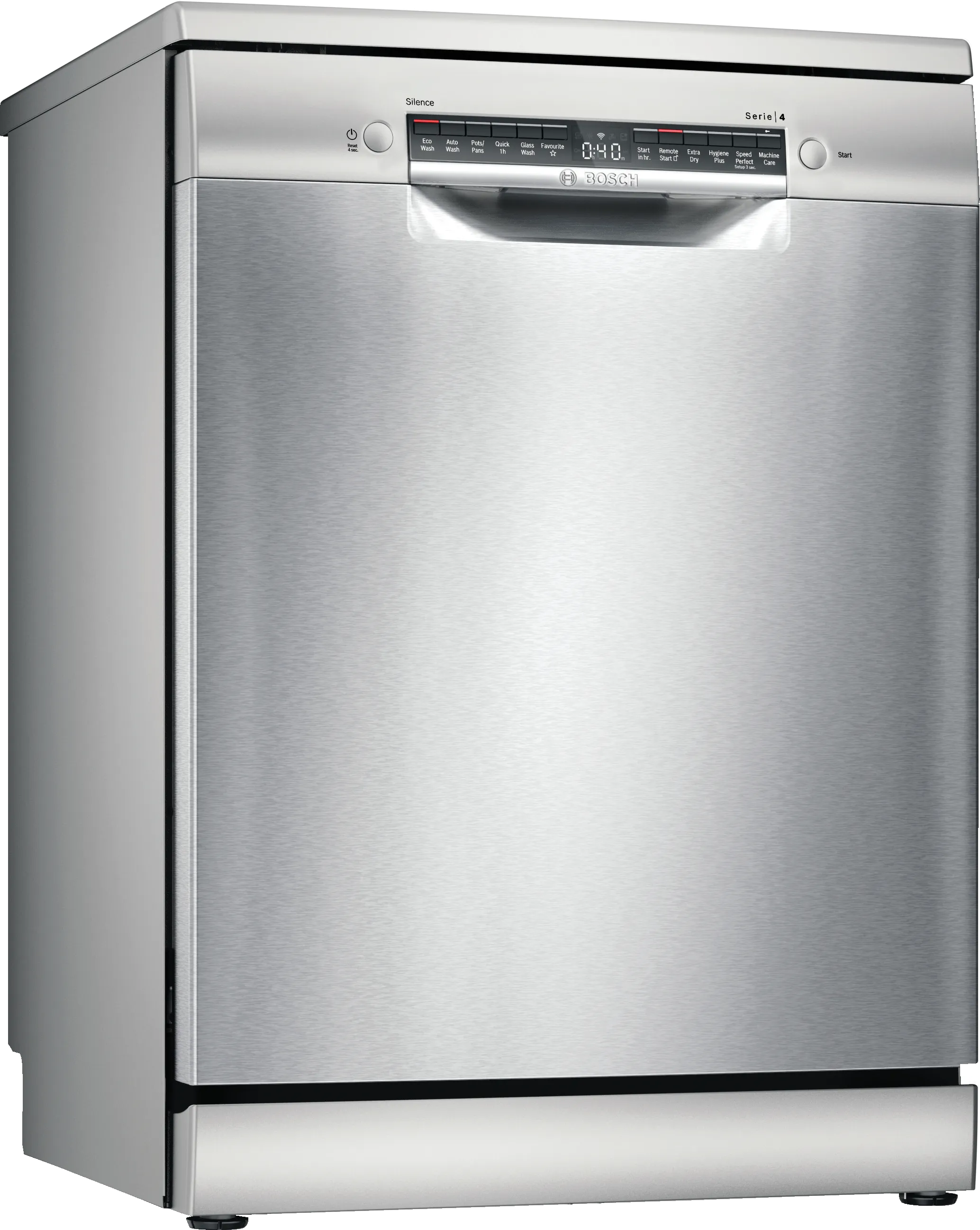 Series 4 free-standing dishwasher 60 cm Brushed steel anti-fingerprint 