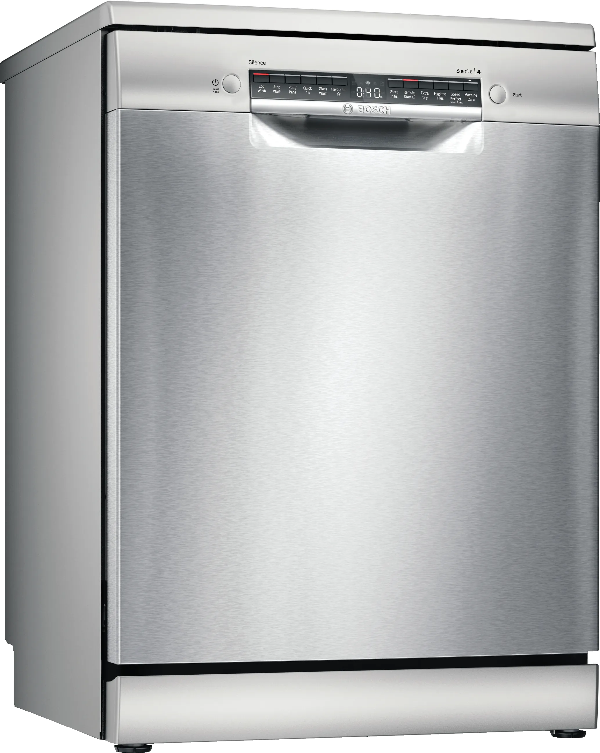 Series 4 free-standing dishwasher 60 cm Brushed steel anti-fingerprint 