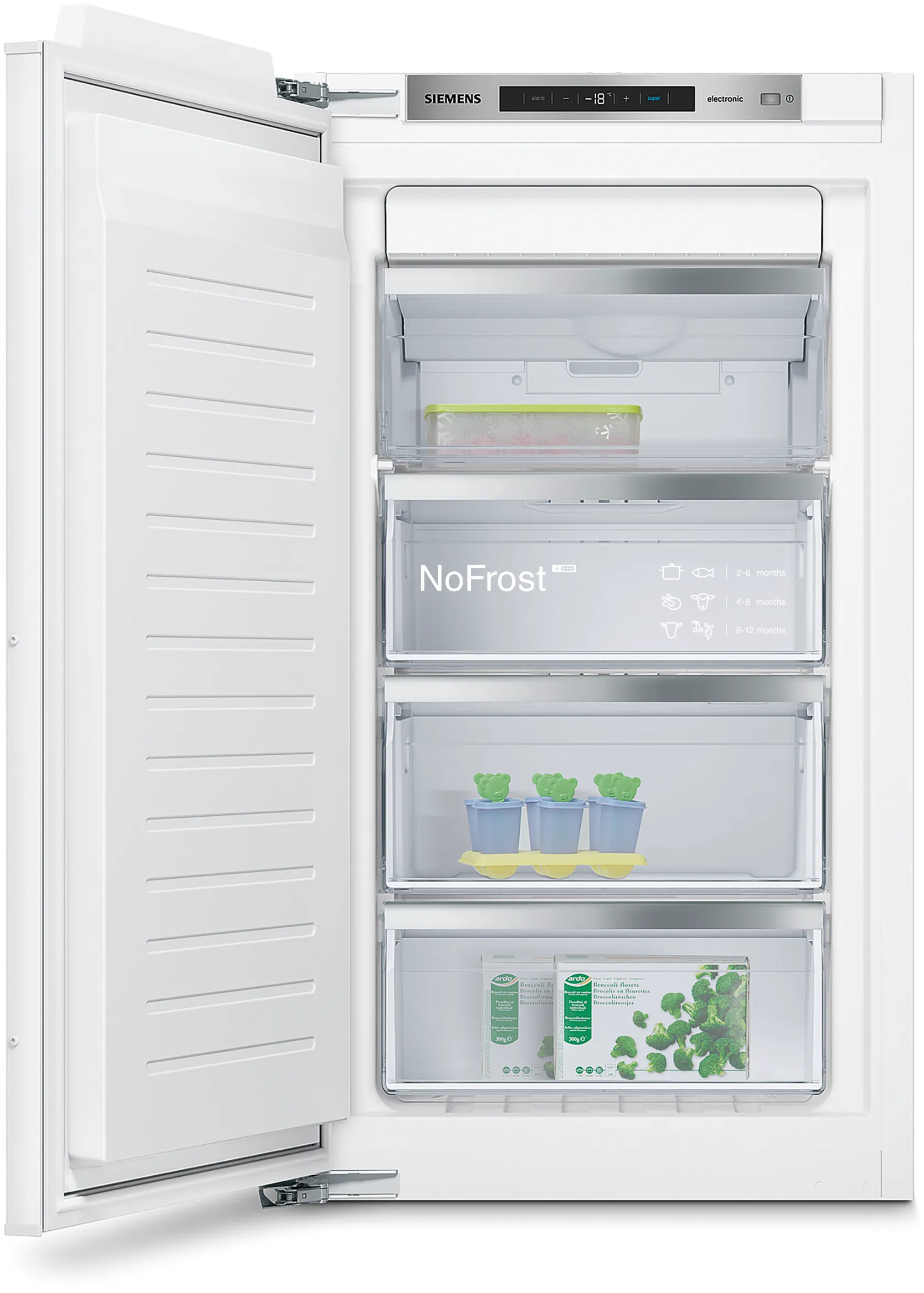 iQ500 built-in freezer 102.1 x 55.8 cm Charnières pantographes softClose 
