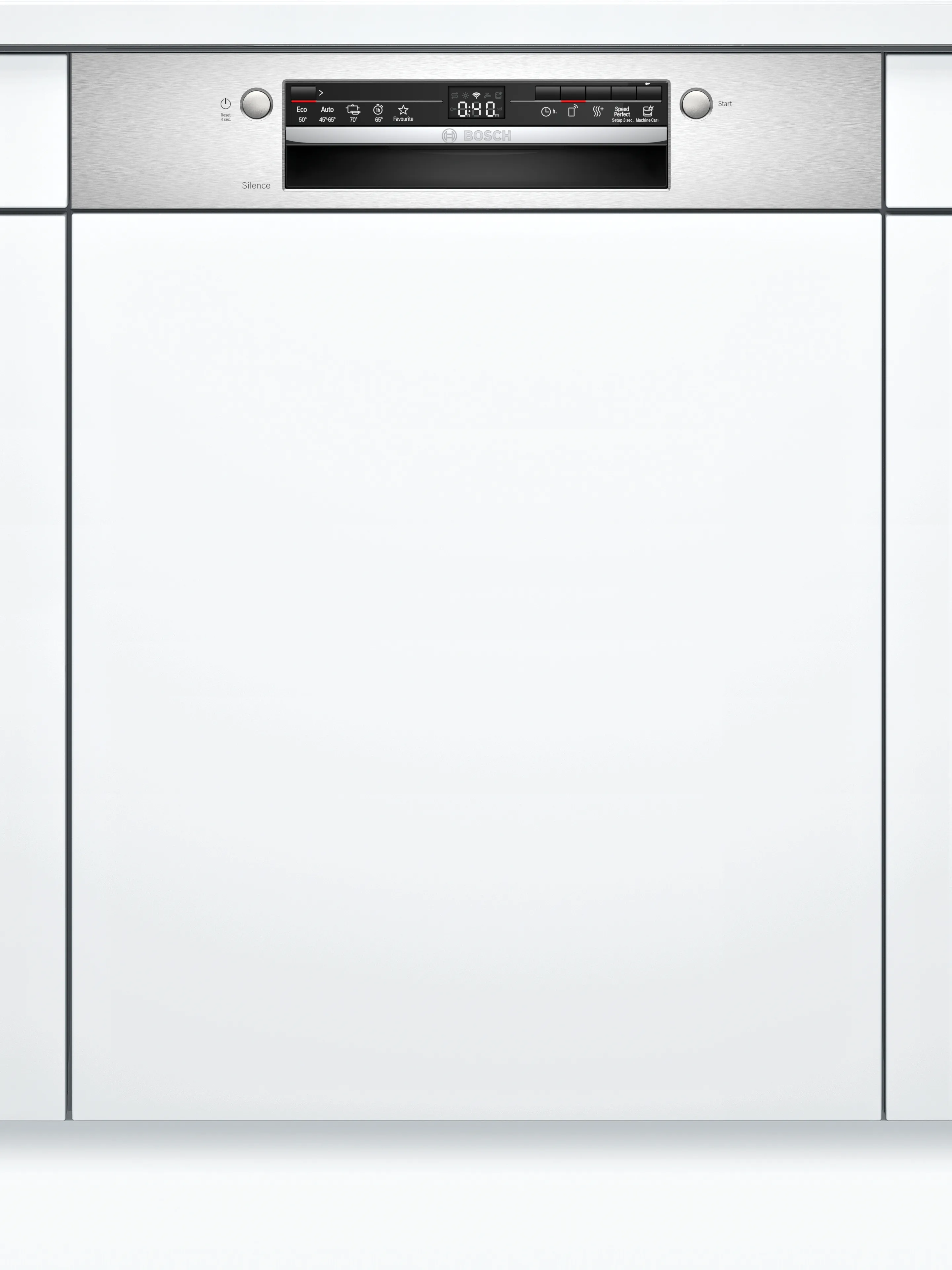 Series 2 Semi-integrated dishwasher 60 cm Stainless steel 