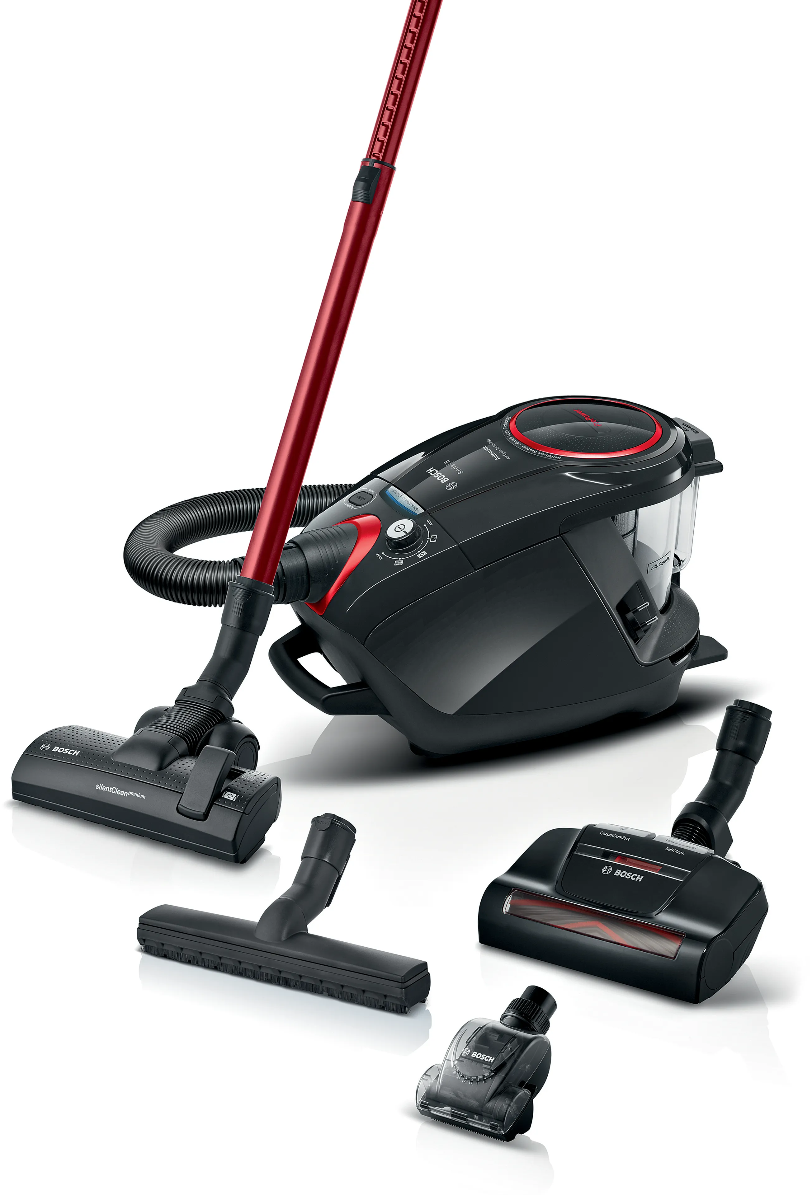 ซีรี่ 8 Bagless vacuum cleaner ProPower สีดำ 