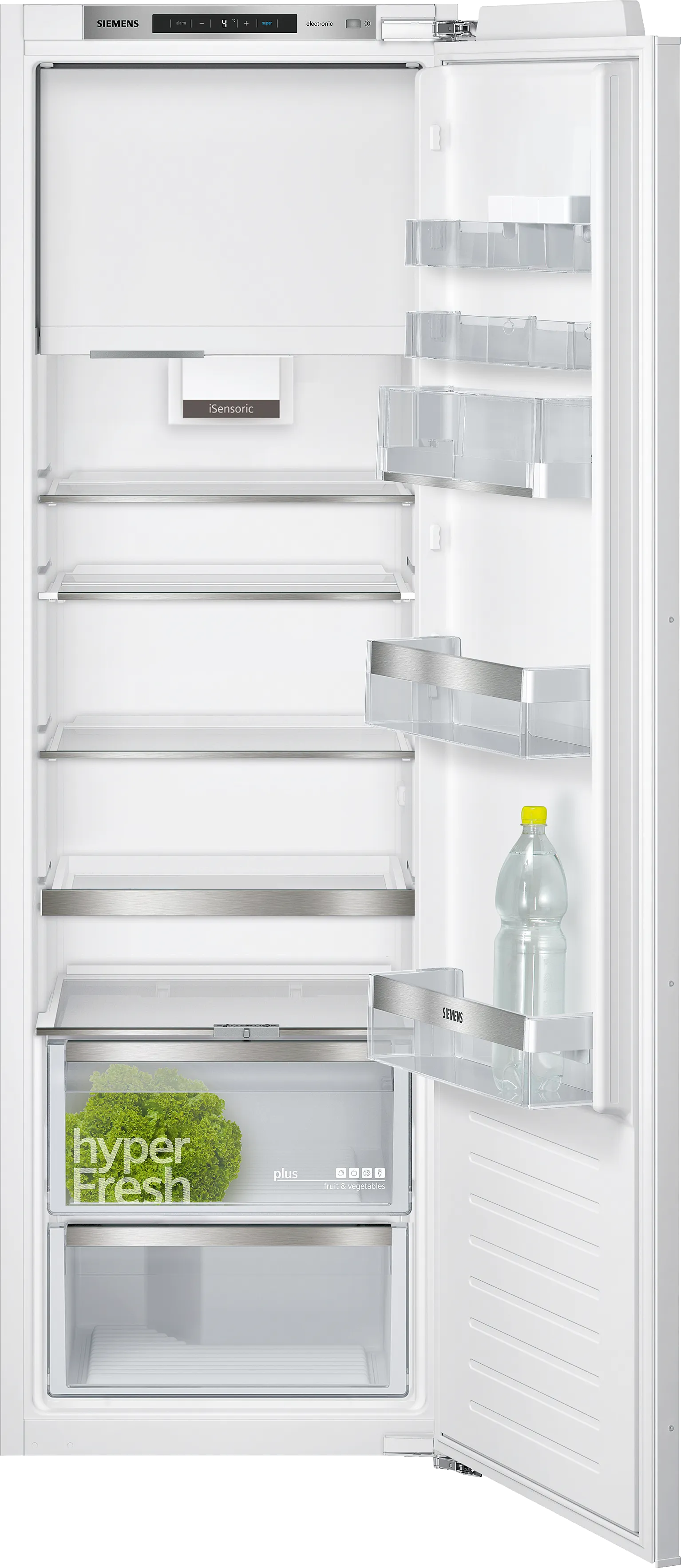 iQ500 Einbau-Kühlschrank mit Gefrierfach 177.5 x 56 cm Flachscharnier mit Softeinzug 