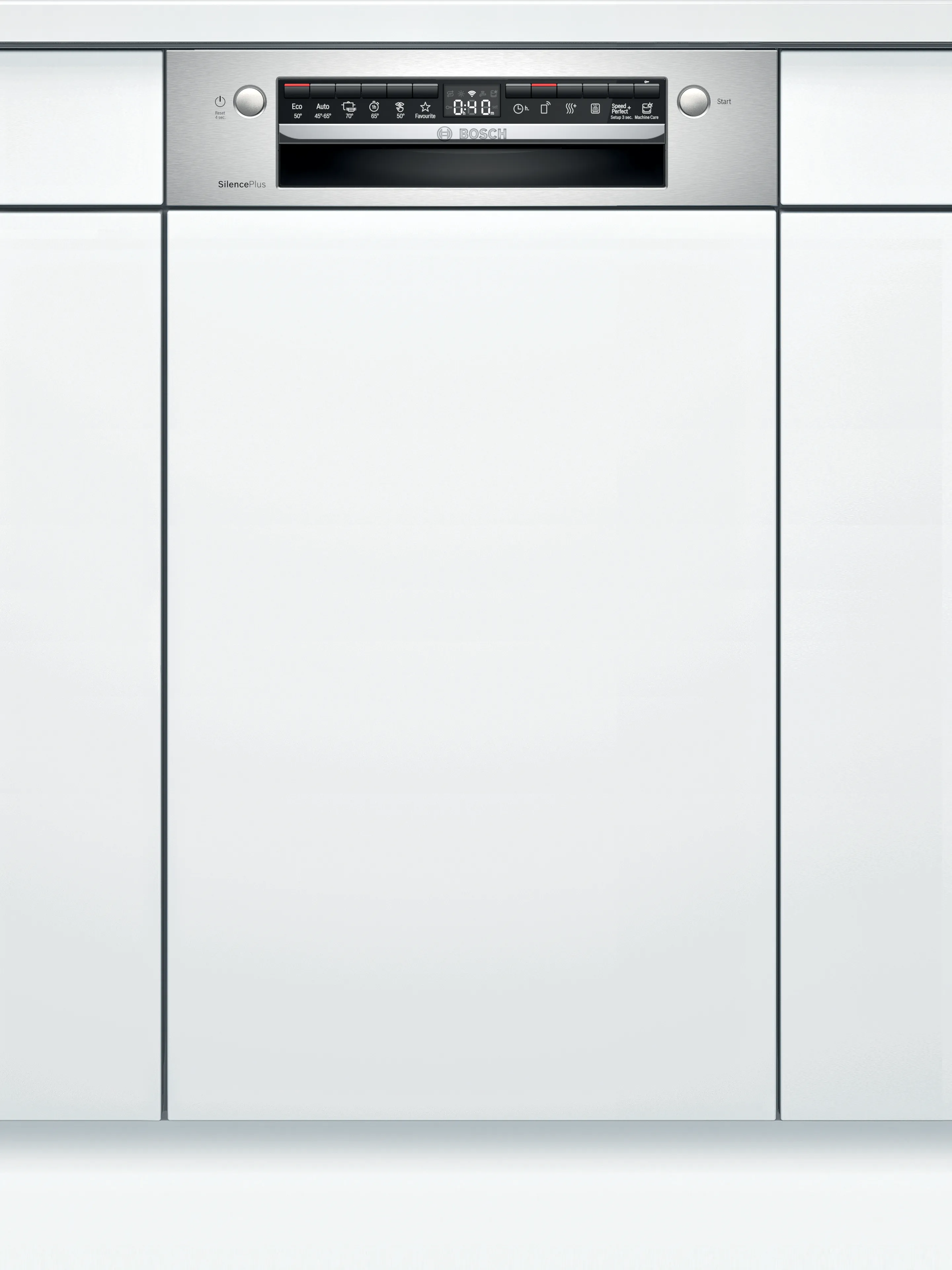 Serija 4 Ugradna mašina za pranje sudova 45 cm Nerđajući čelik 