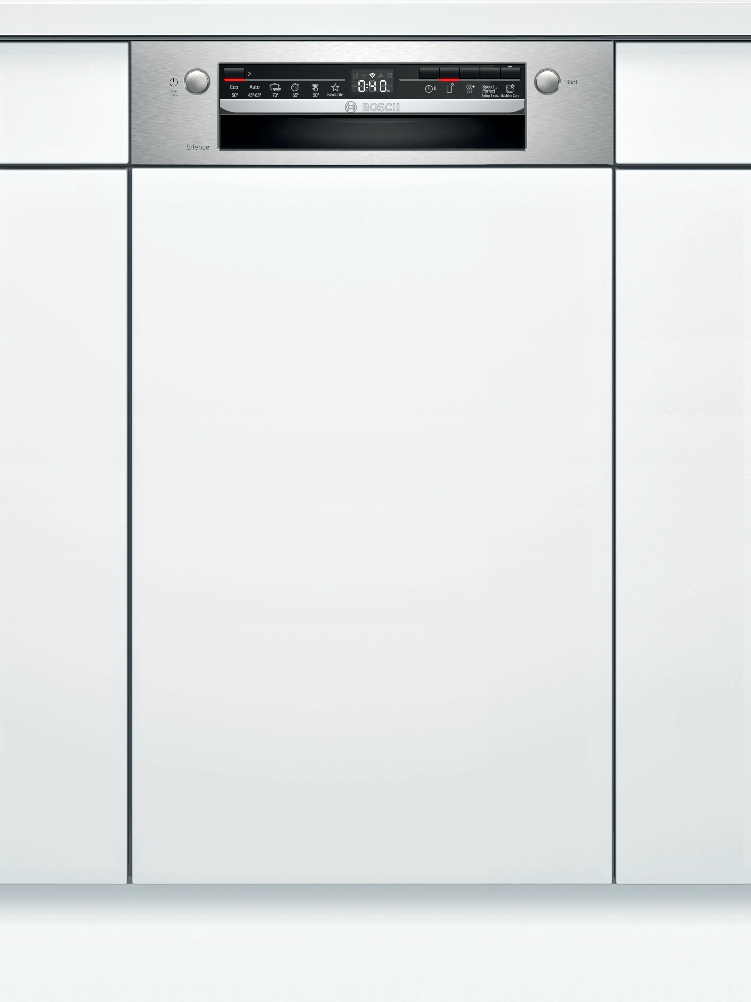 Serija 2 Ugradna mašina za pranje sudova 45 cm Nerđajući čelik 
