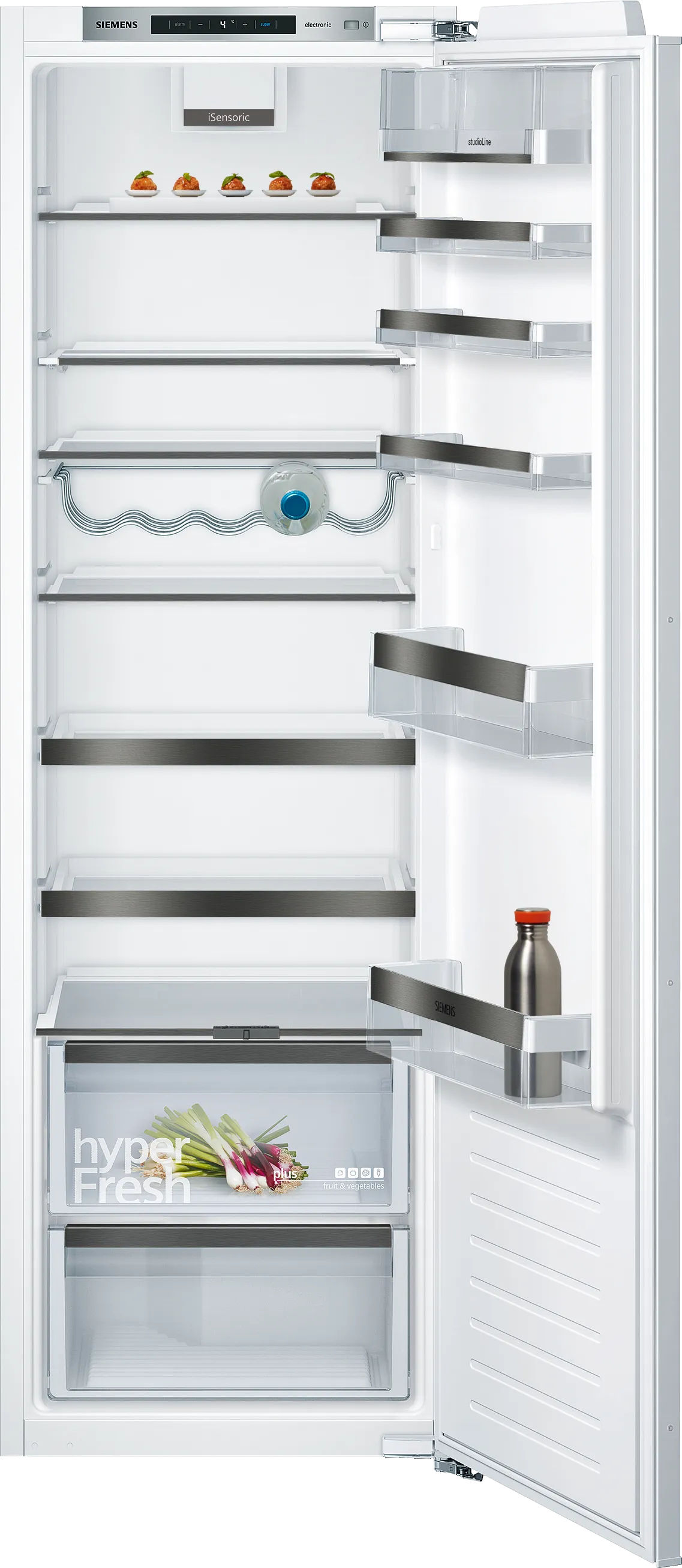 iQ500 Integrerad kylskåp 177.5 x 56 cm Platta gångjärn med softClose 