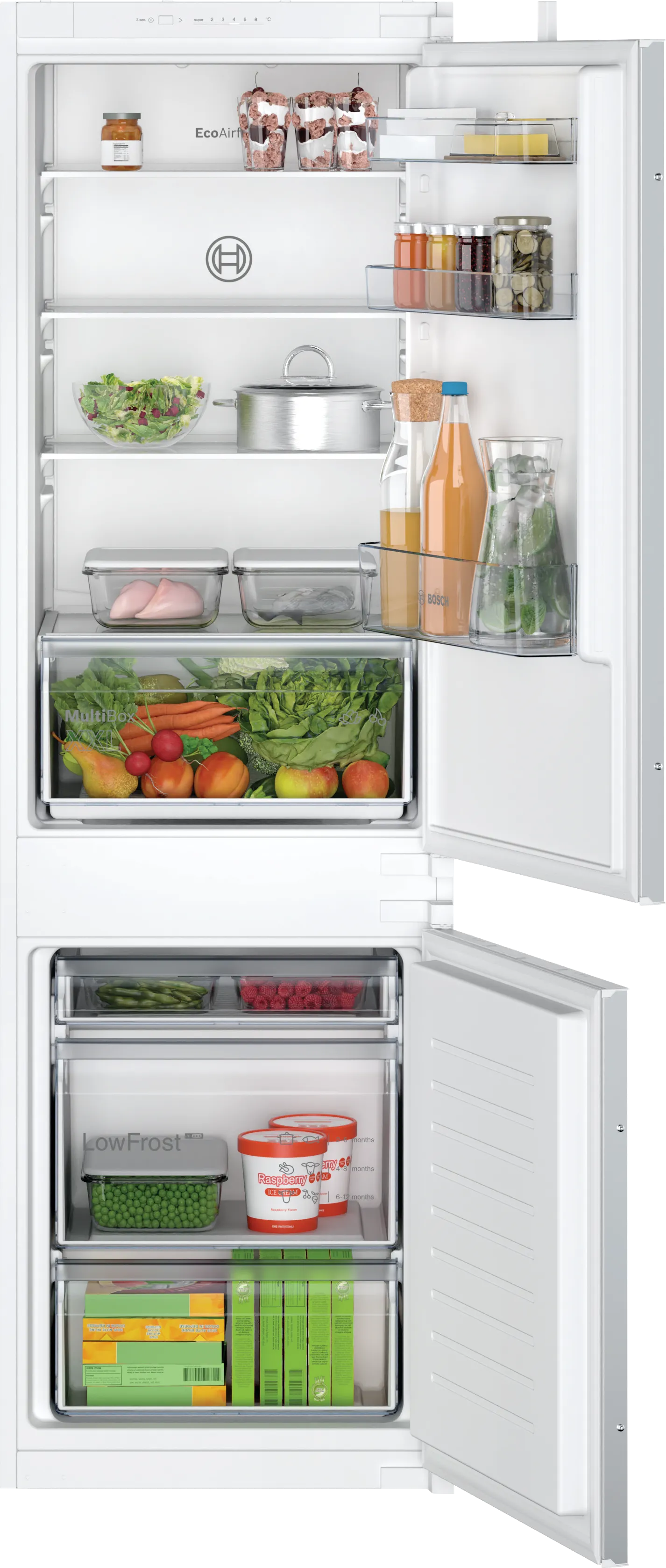 Serija 2 Ugradni frižider sa zamrzivačem dole 177.2 x 54.1 cm klizna šarka 