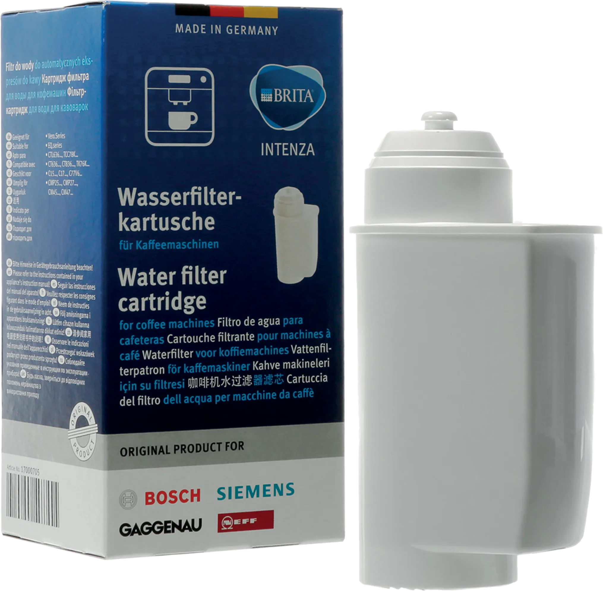 Wasserfilter BRITA Intenza für Kaffeevollautomaten Inhalt: 1x Wasserfilter 