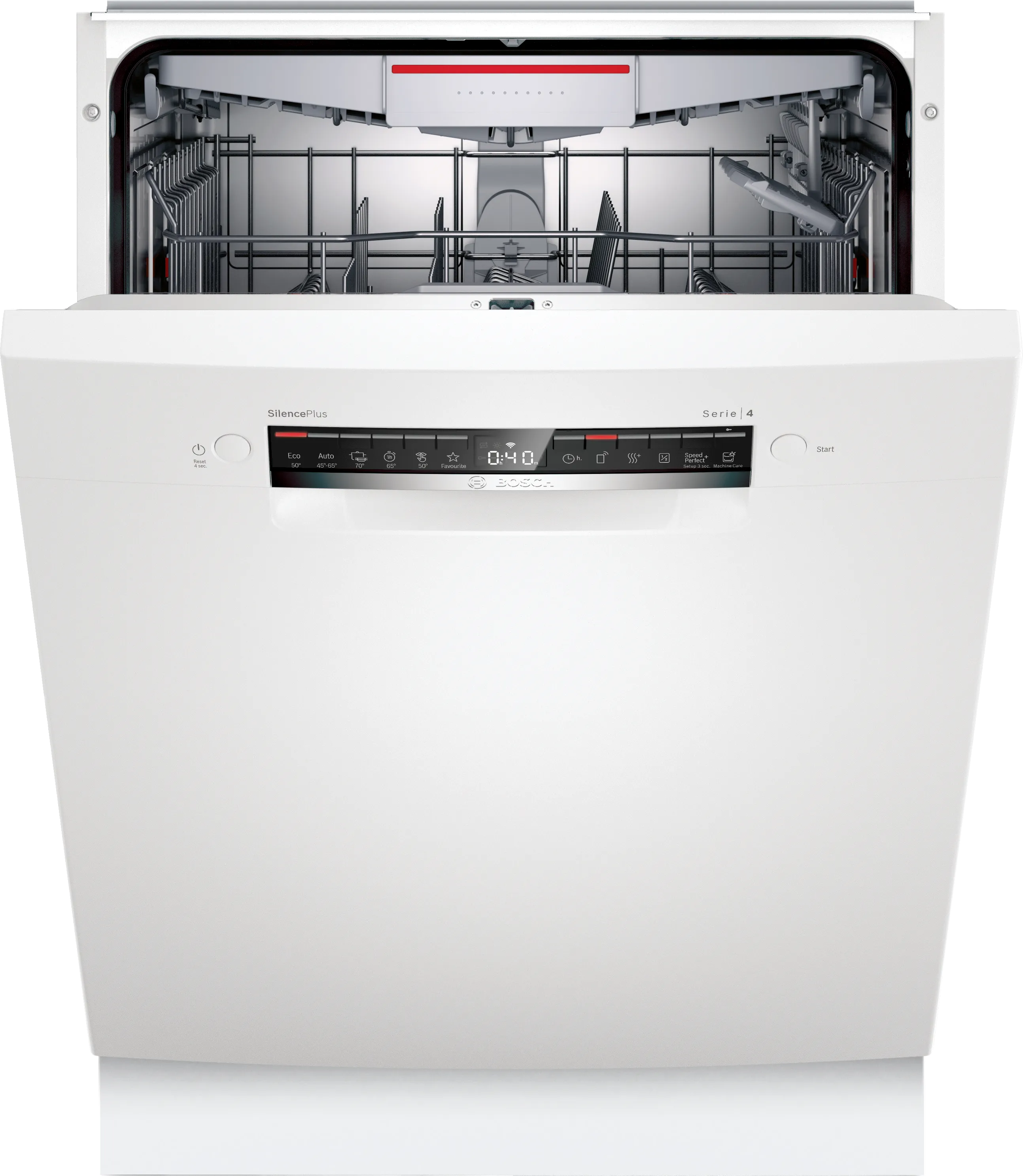 Series 4 built-under dishwasher 60 cm White 