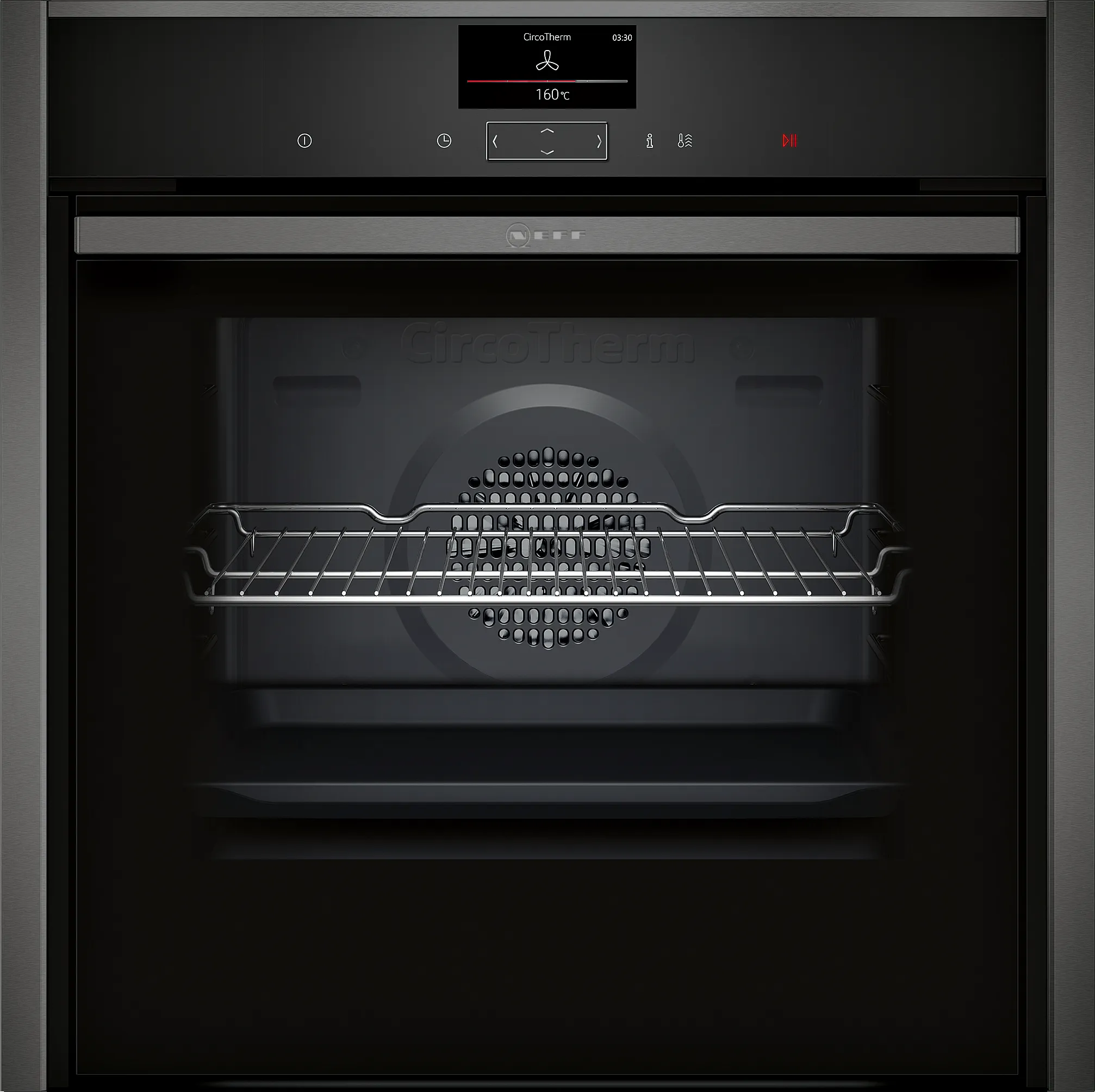 N 90 Forno da incasso 60 x 60 cm Graphite-Grey 