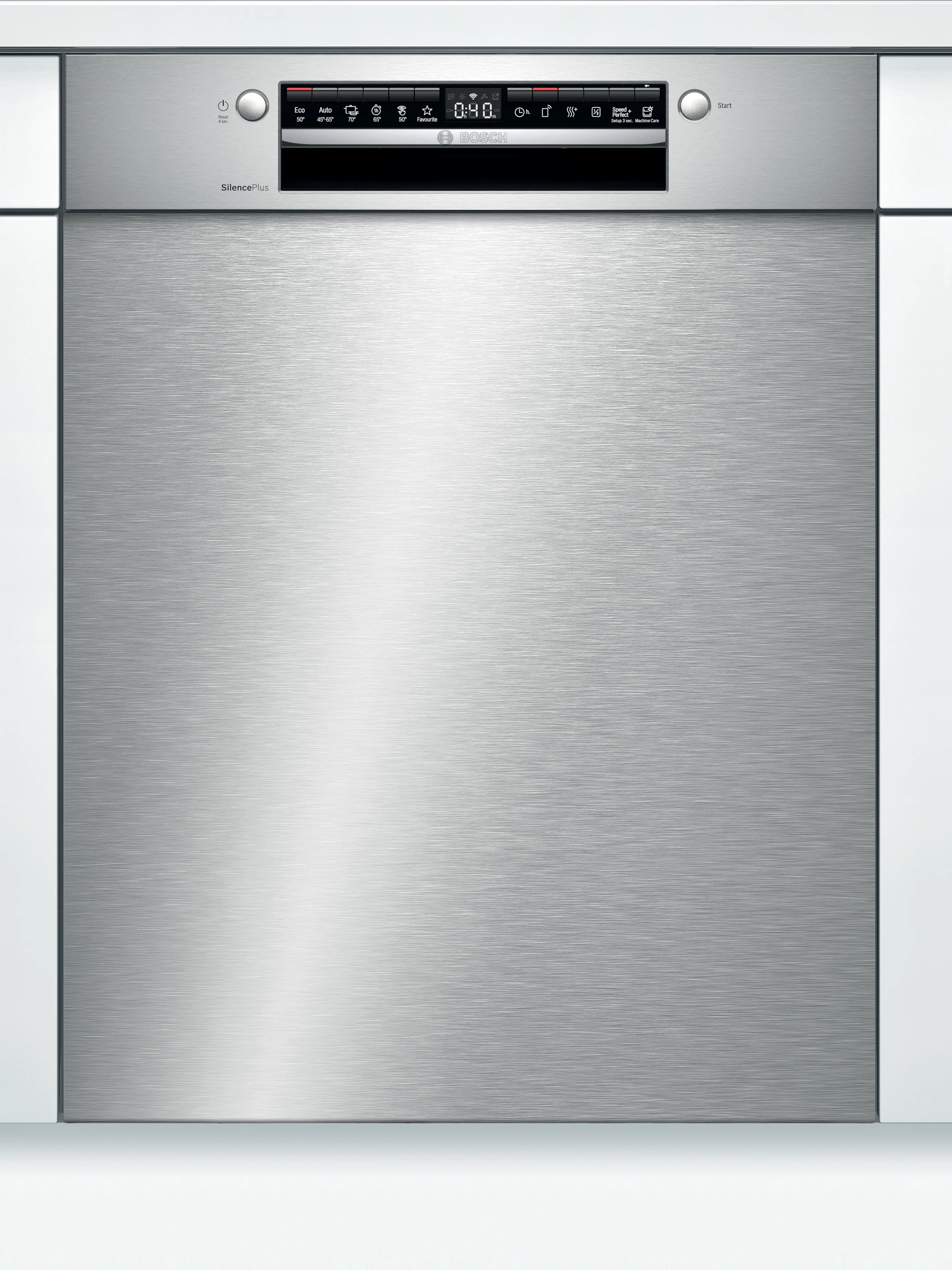 Serie 4 Unterbau-Geschirrspüler 60 cm Gebürsteter Stahl