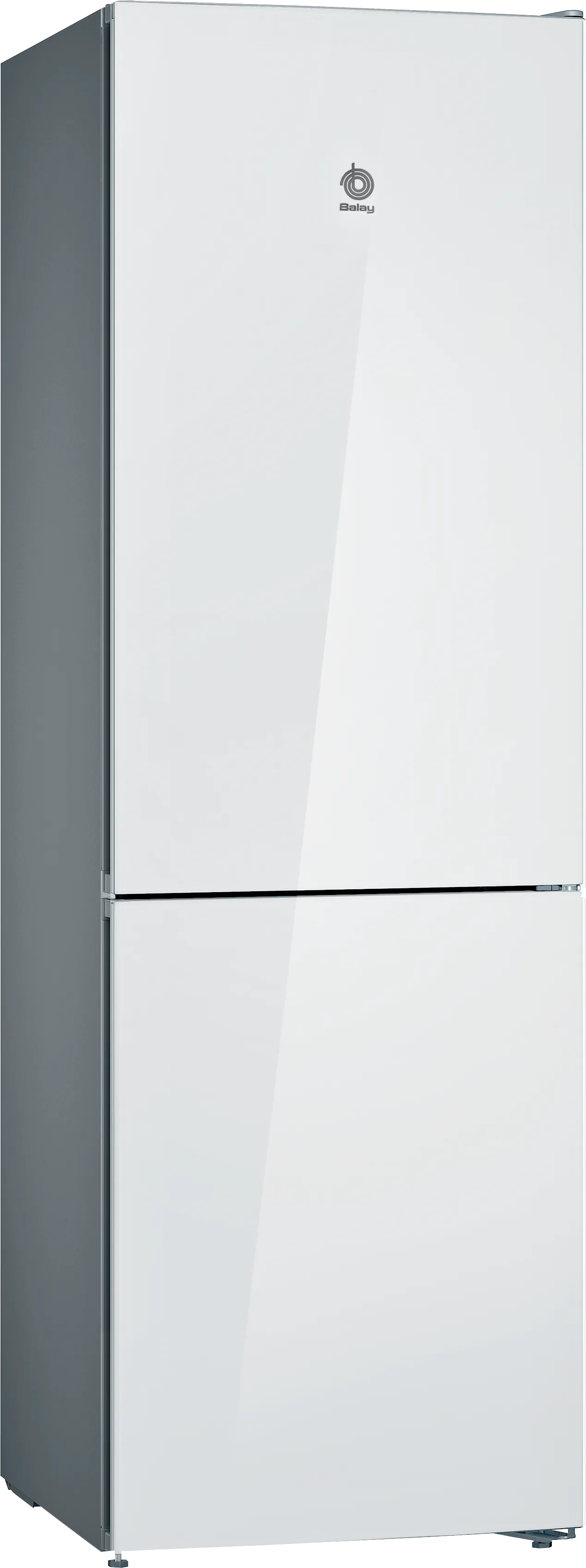 Frigorífico combinado 186 x 60 cm Cristal blanco, Total No Frost