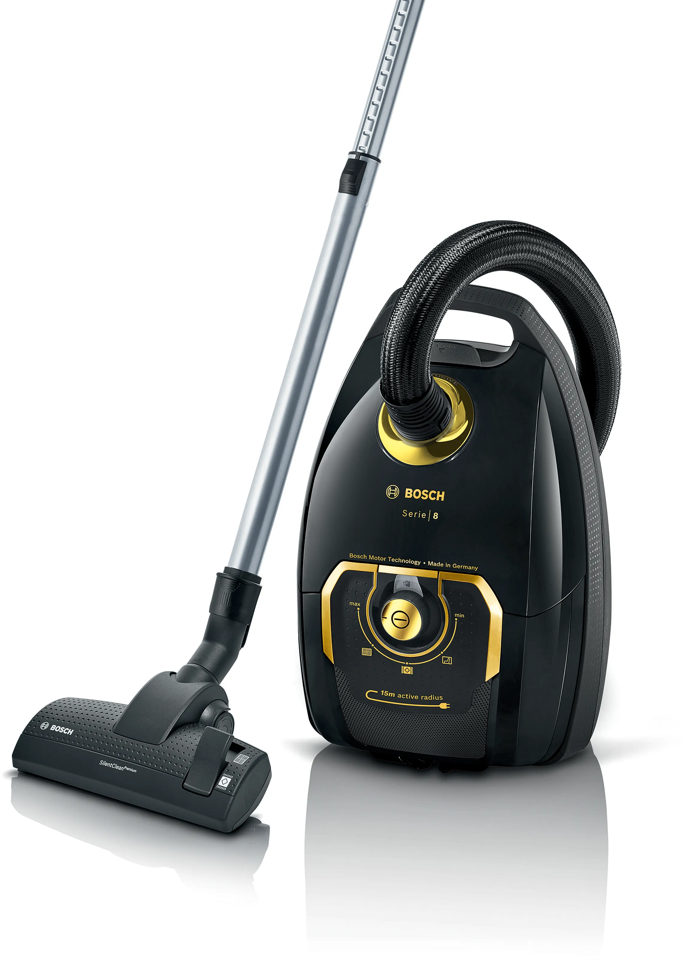 Series 8 Bagged vacuum cleaner Black 
