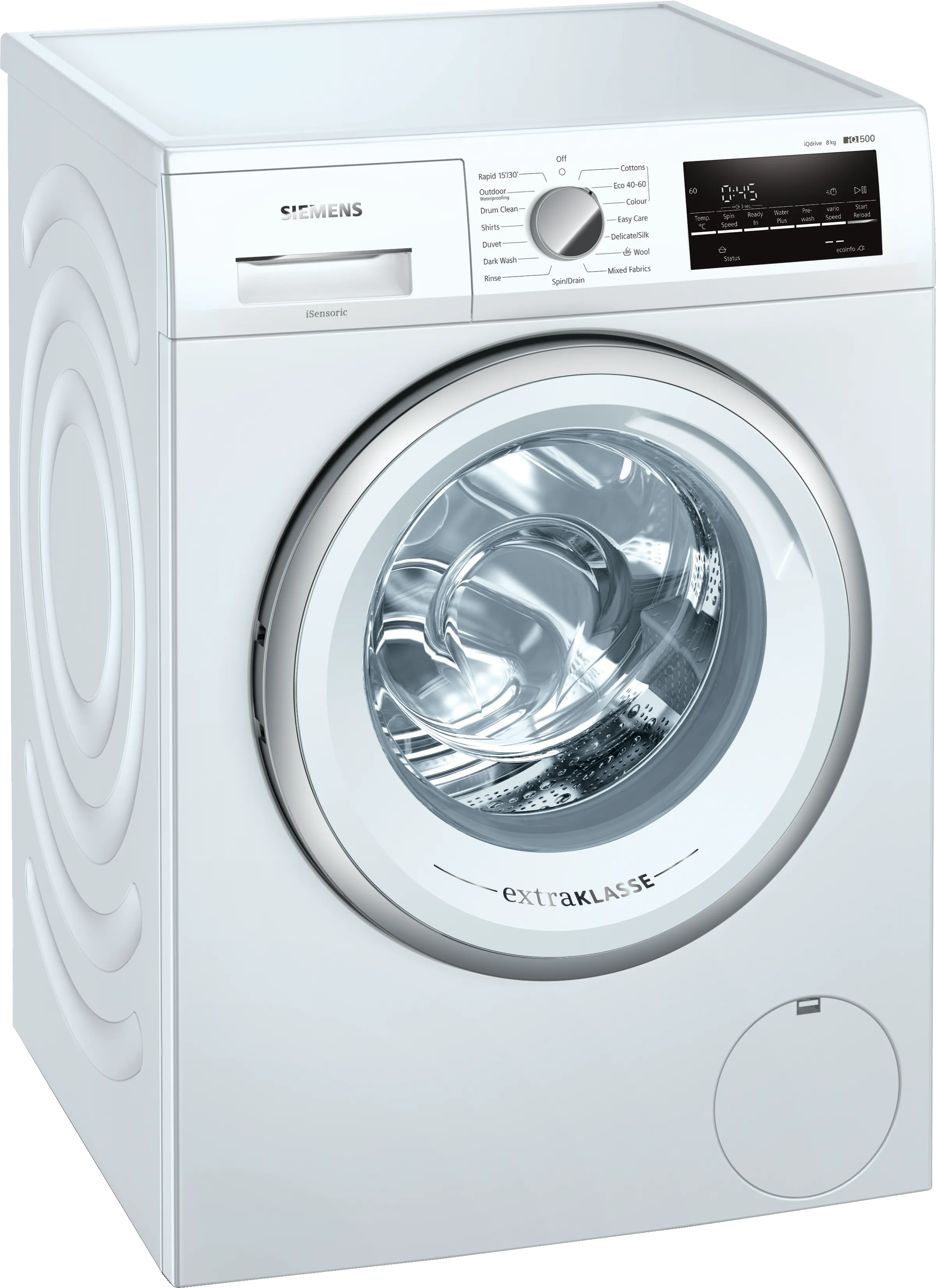 iQ500 Washing machine, front loader 8 kg 1400 rpm 