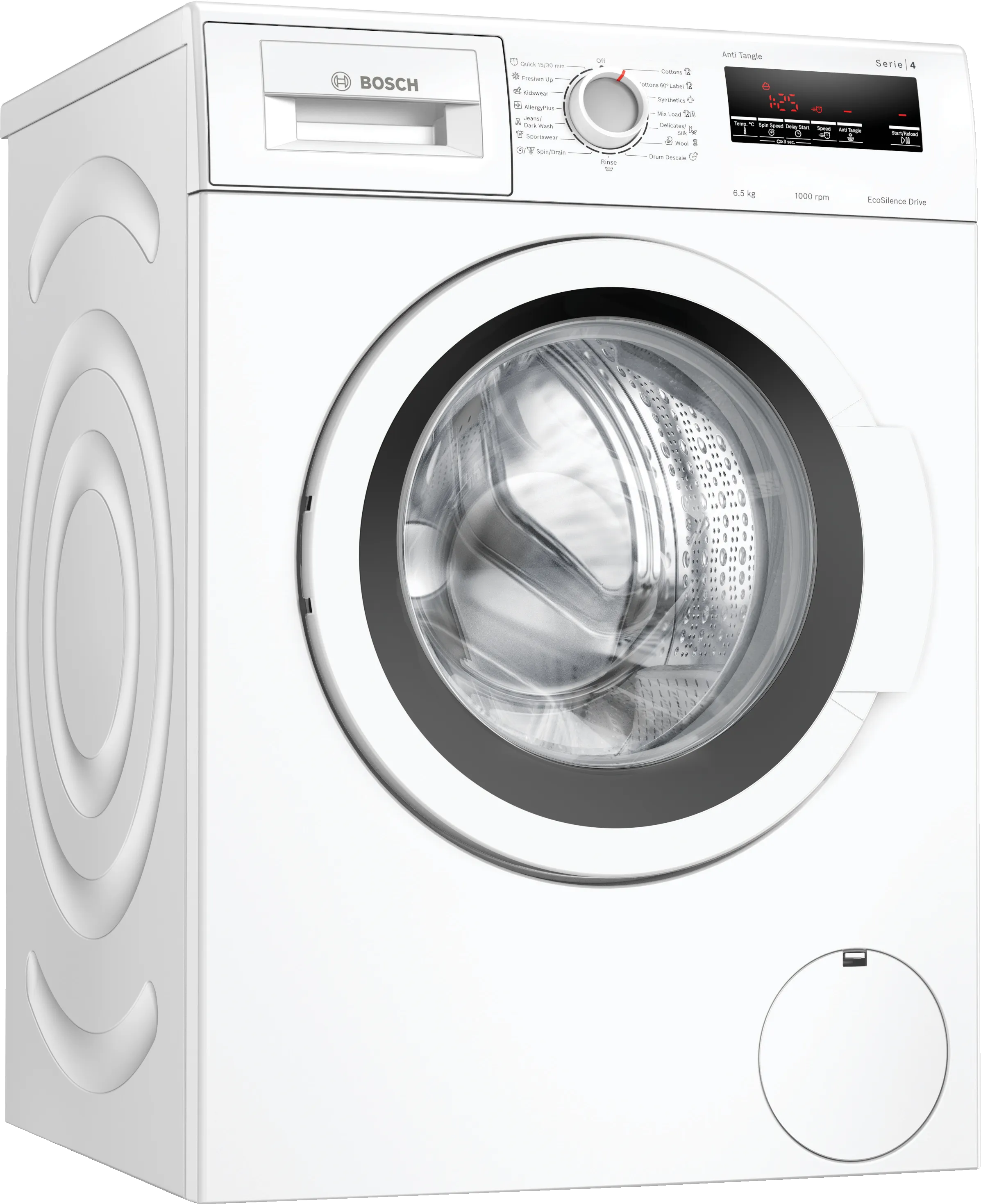 Series 4 washing machine, front loader 6.5 kg 1000 rpm