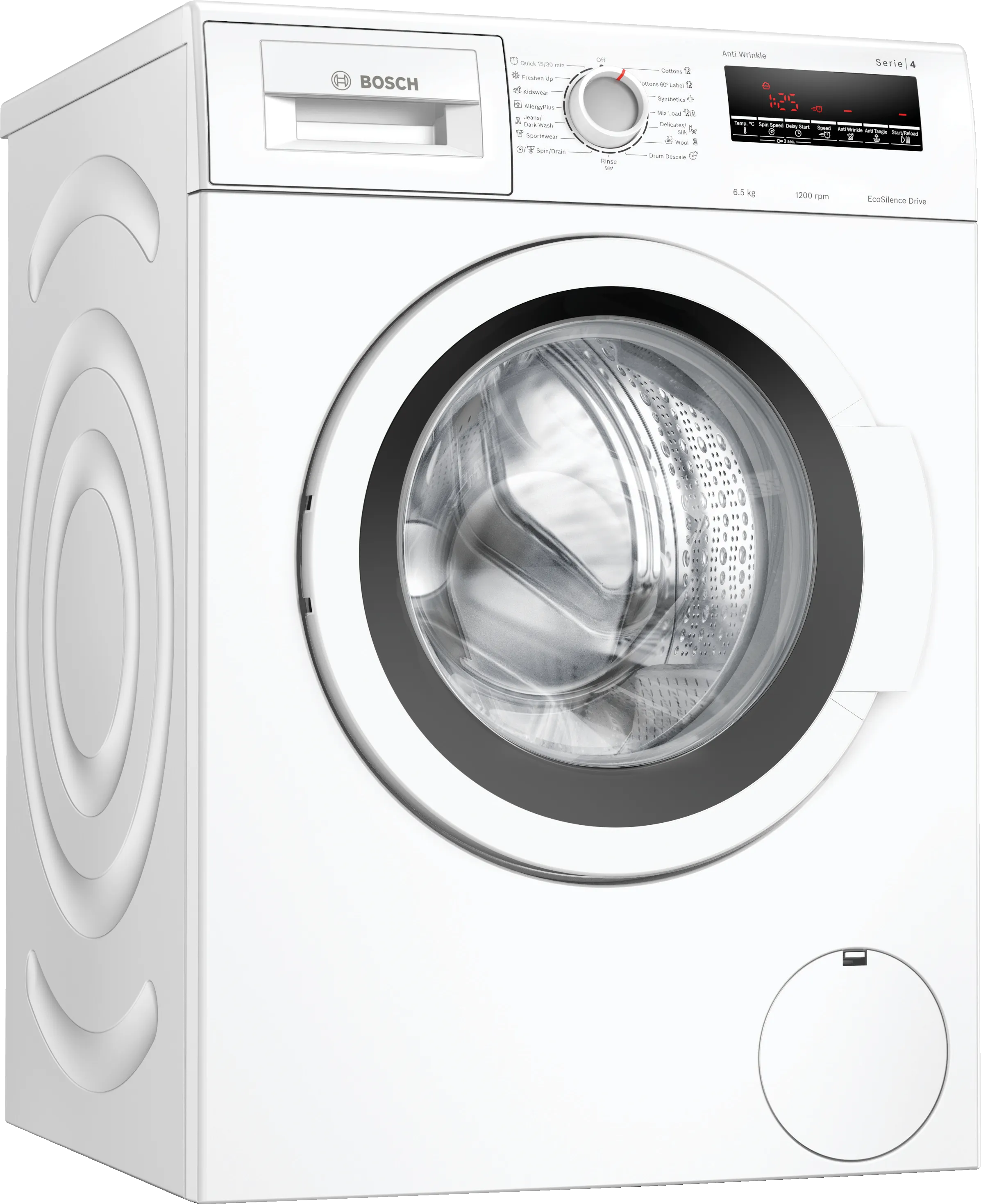 Series 4 washing machine, front loader 6.5 kg 1200 rpm