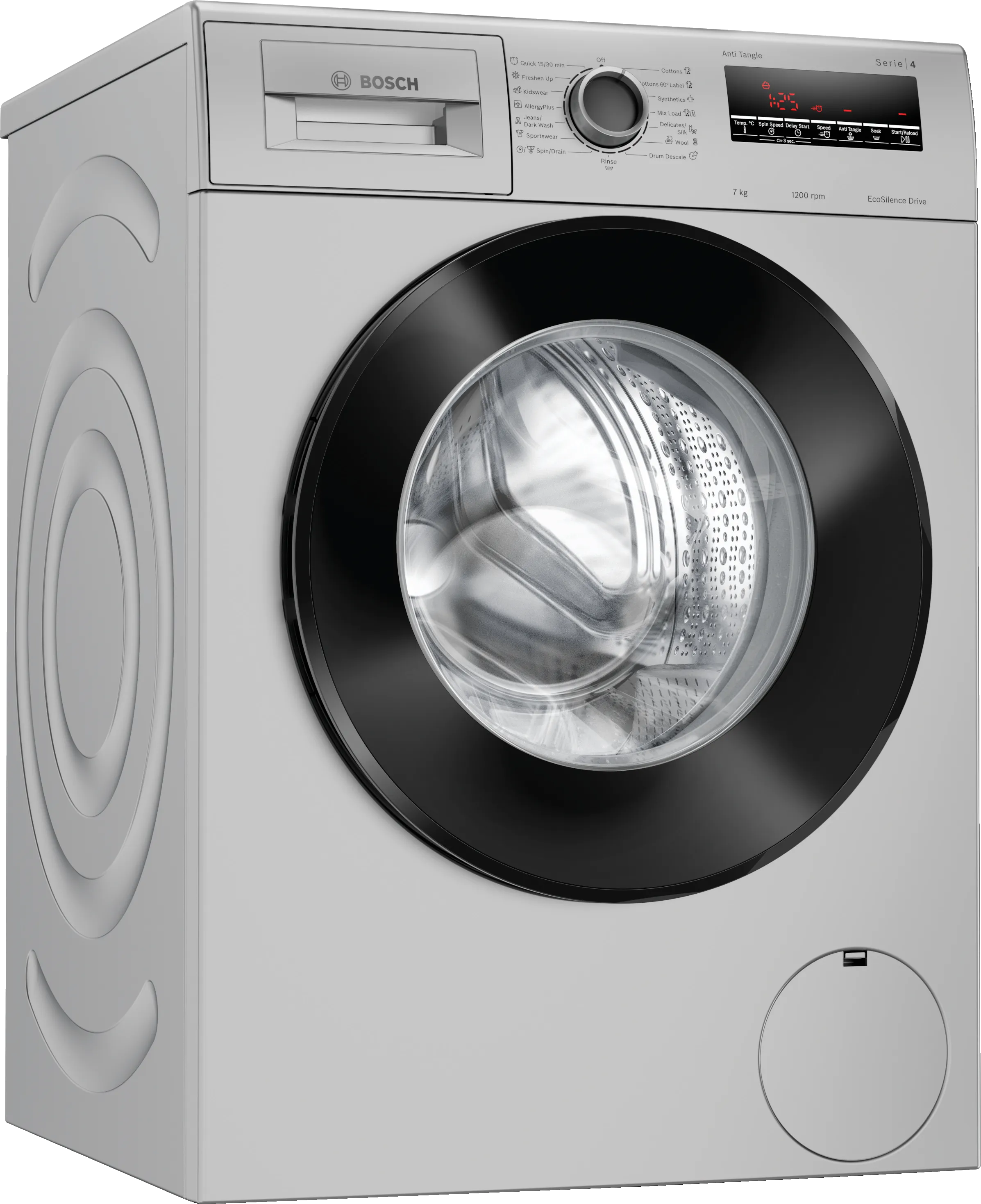 Series 4 washing machine, front loader 7 kg 1200 rpm