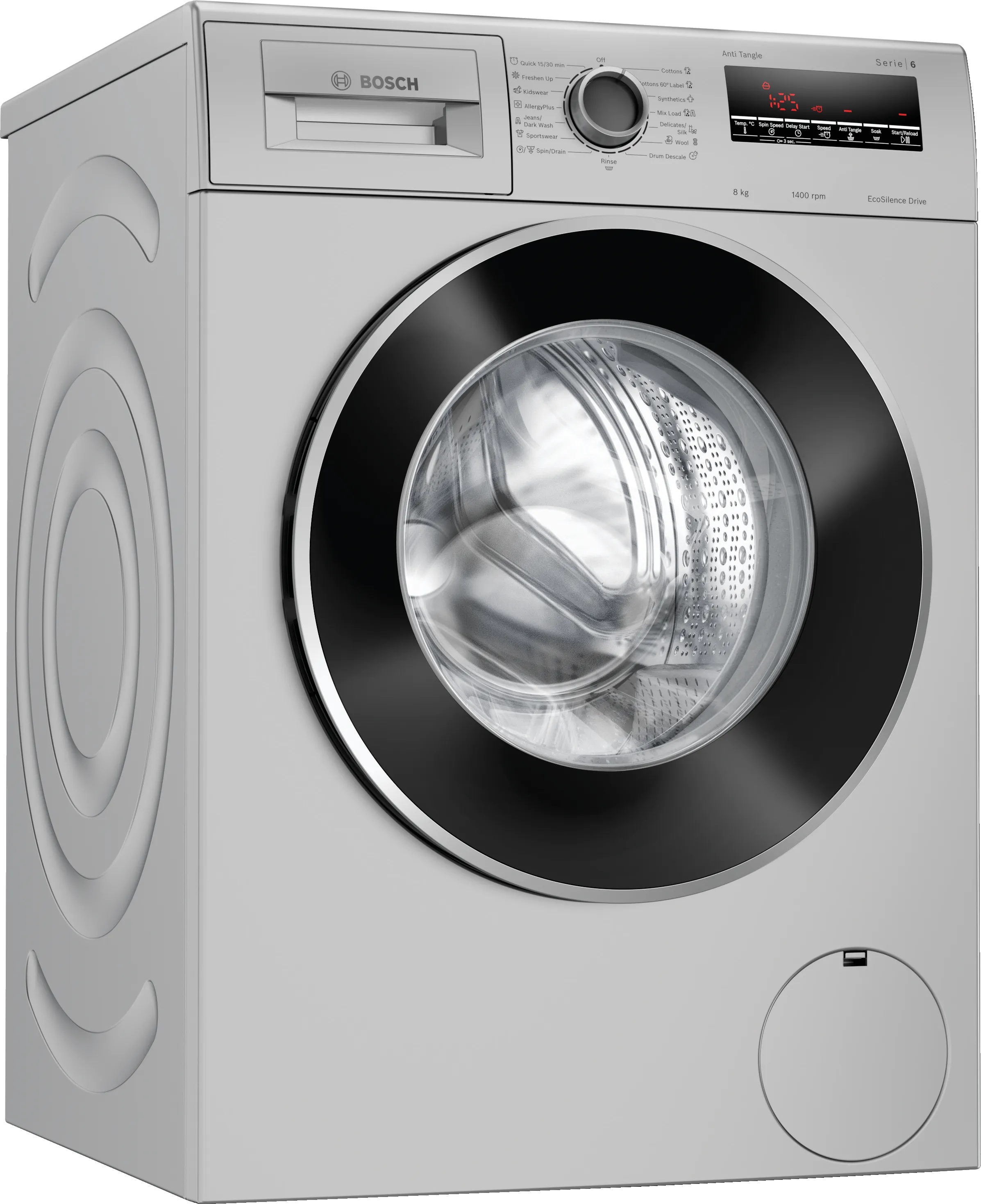 Series 6 washing machine, front loader 8 kg 1400 rpm