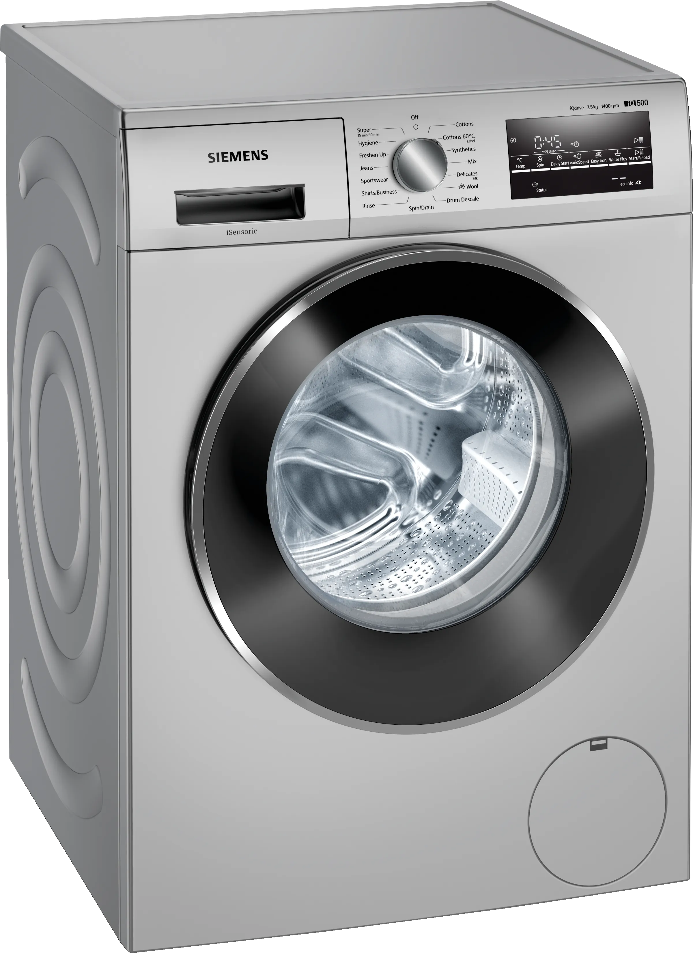 iQ500 washing machine, front loader 7.5 kg 1400 rpm