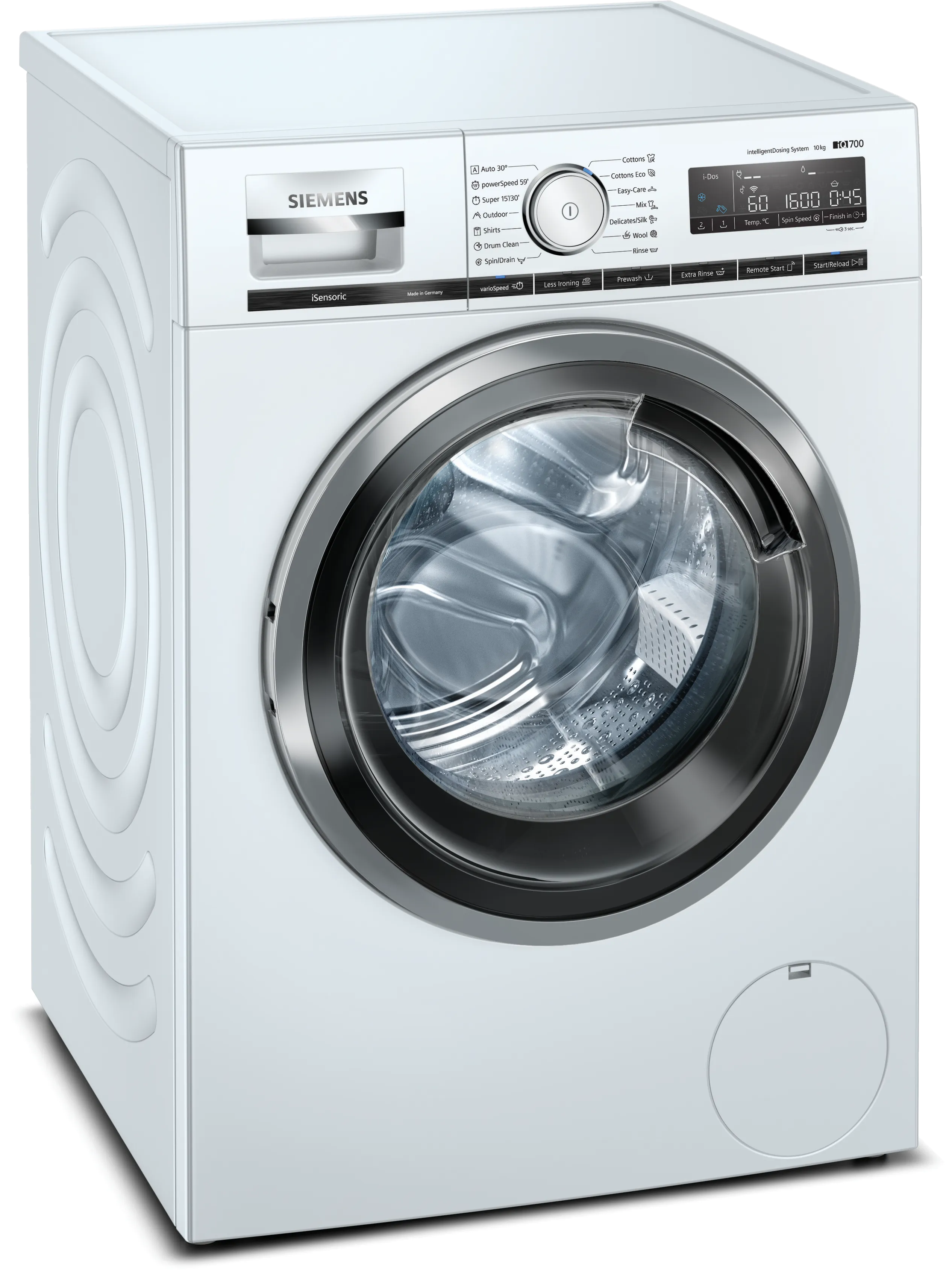 iQ700 washing machine, front loader 10 kg 1600 rpm 