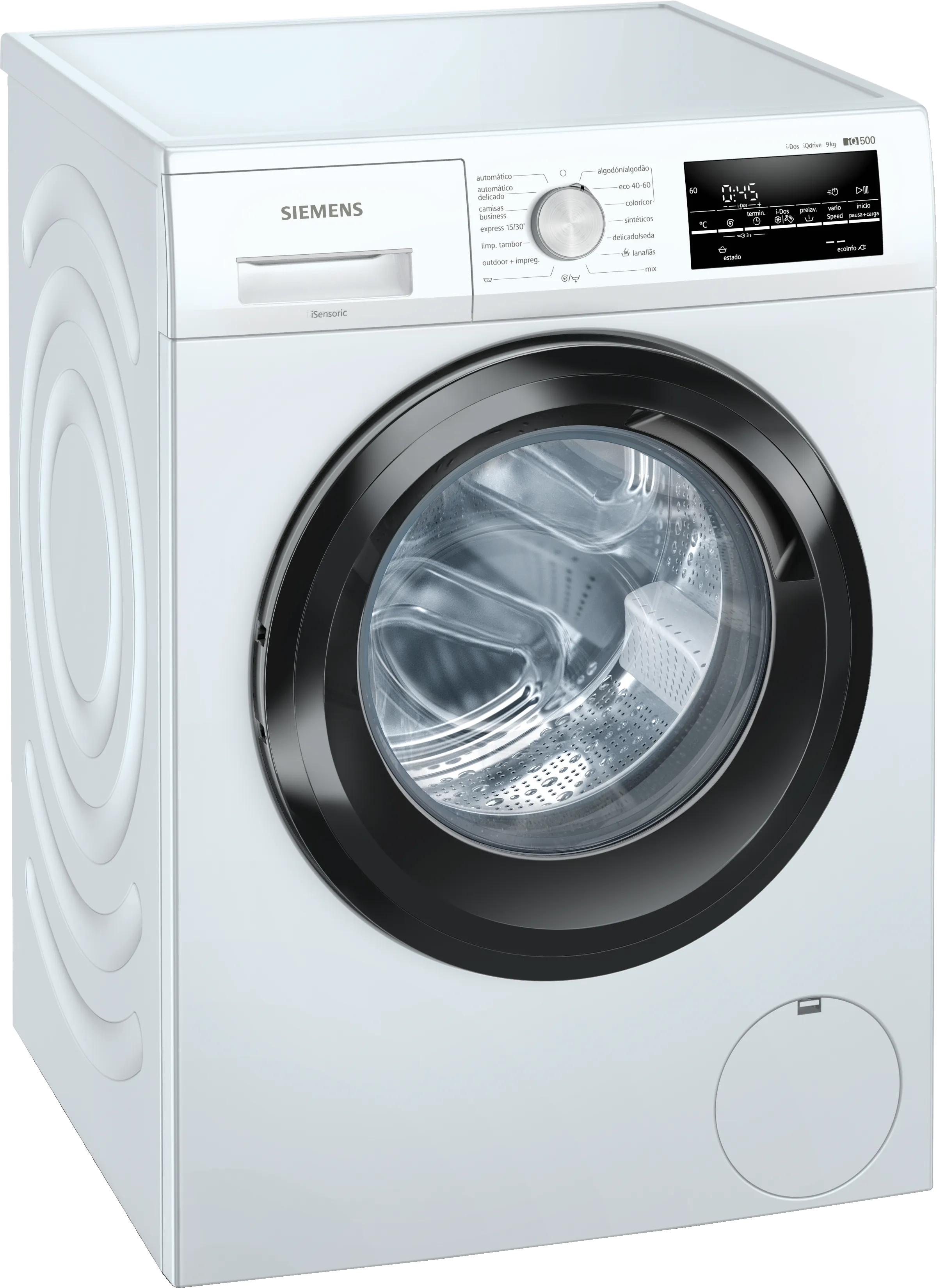 iQ500 Máquina de Lavar Roupa, Carga Frontal 9 kg 1400 rpm