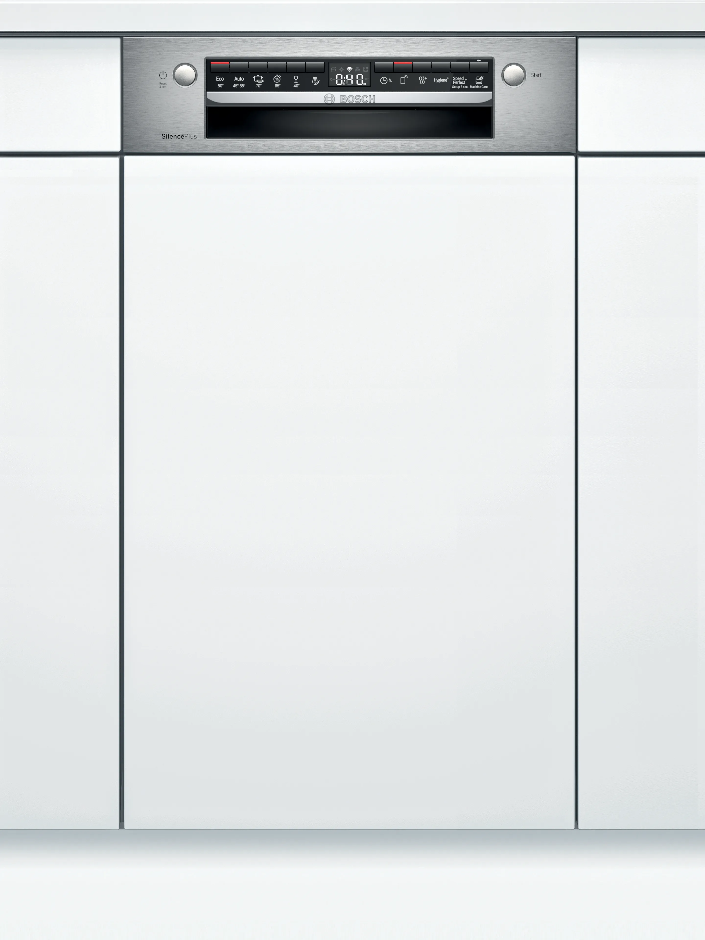 Series 4 semi-integrated dishwasher 45 cm Stainless steel 