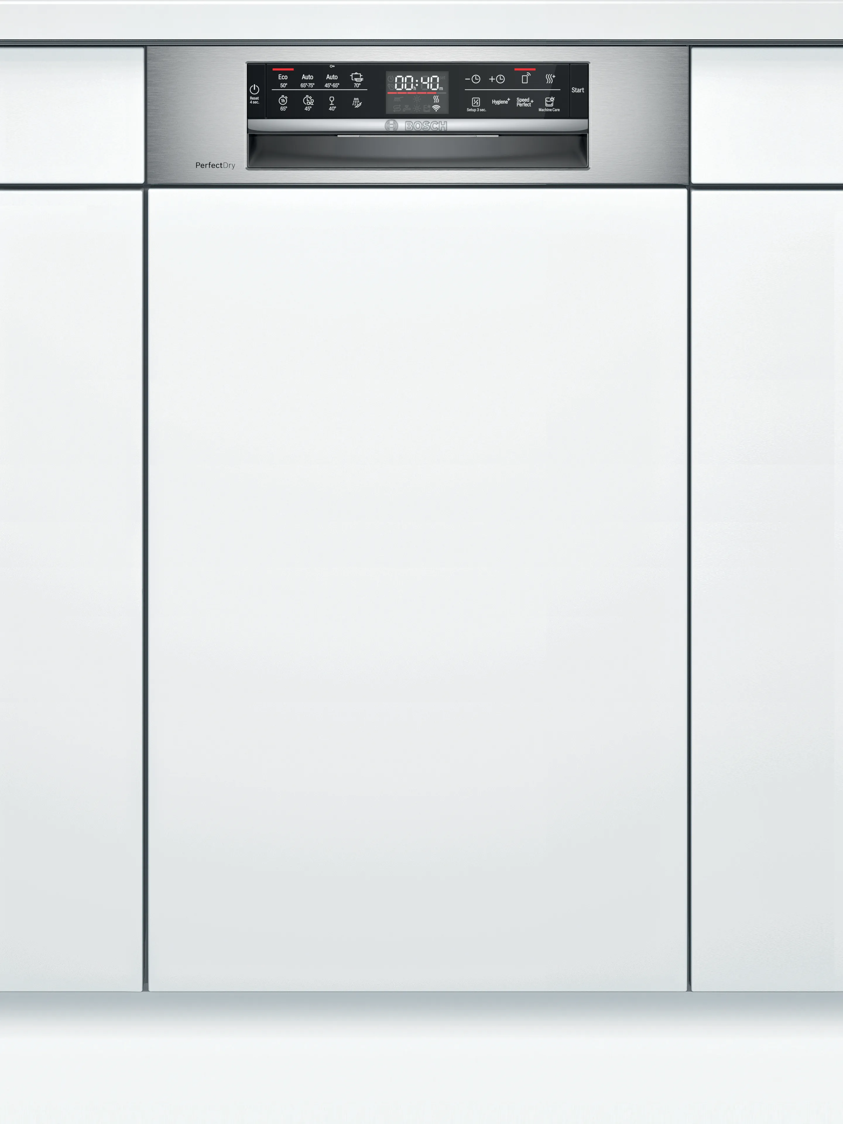 Series 6 semi-integrated dishwasher 45 cm Stainless steel 